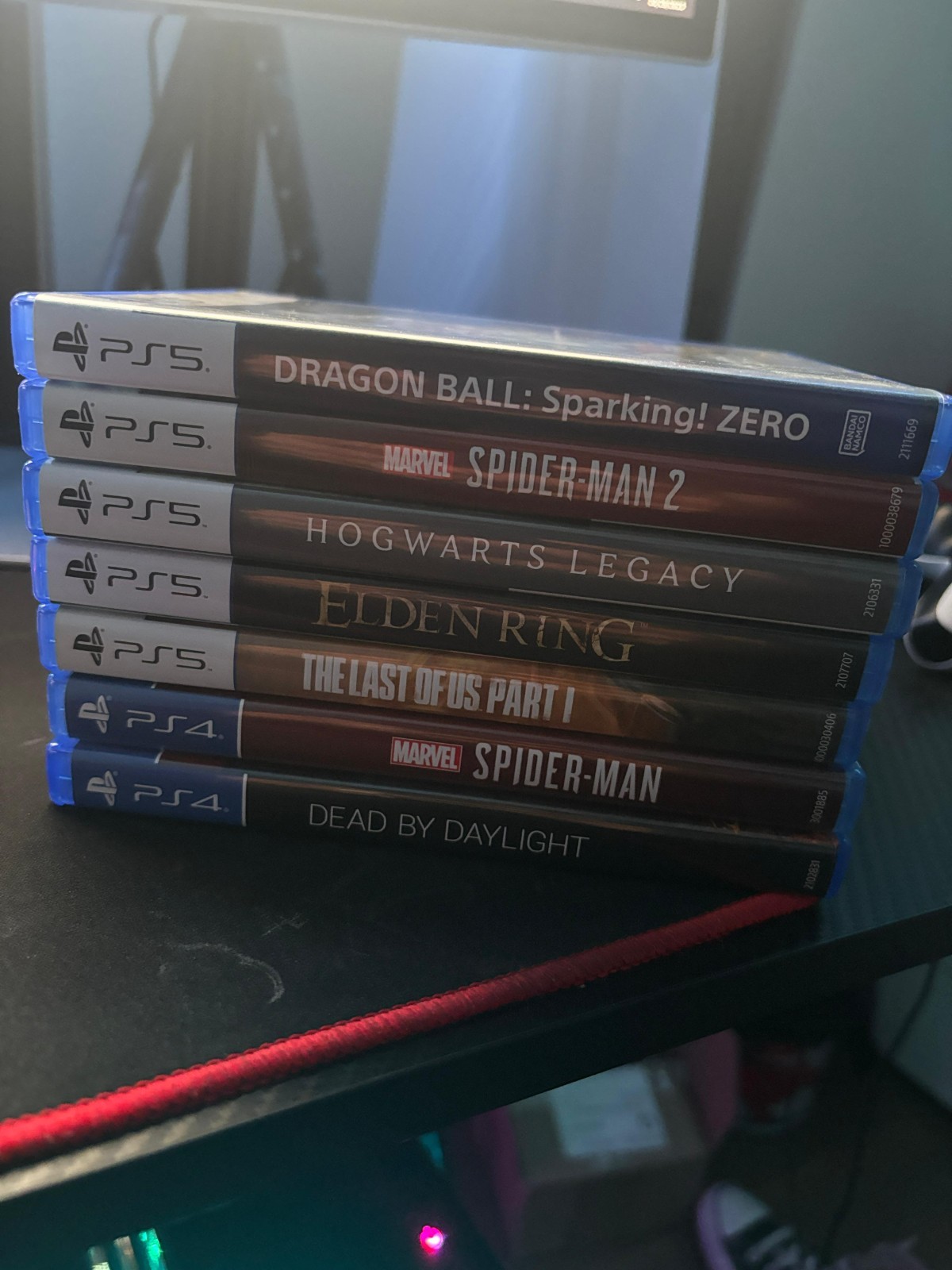 PS5 Console (Disk Version) + 7 Games (Total) Box & Manuals Included