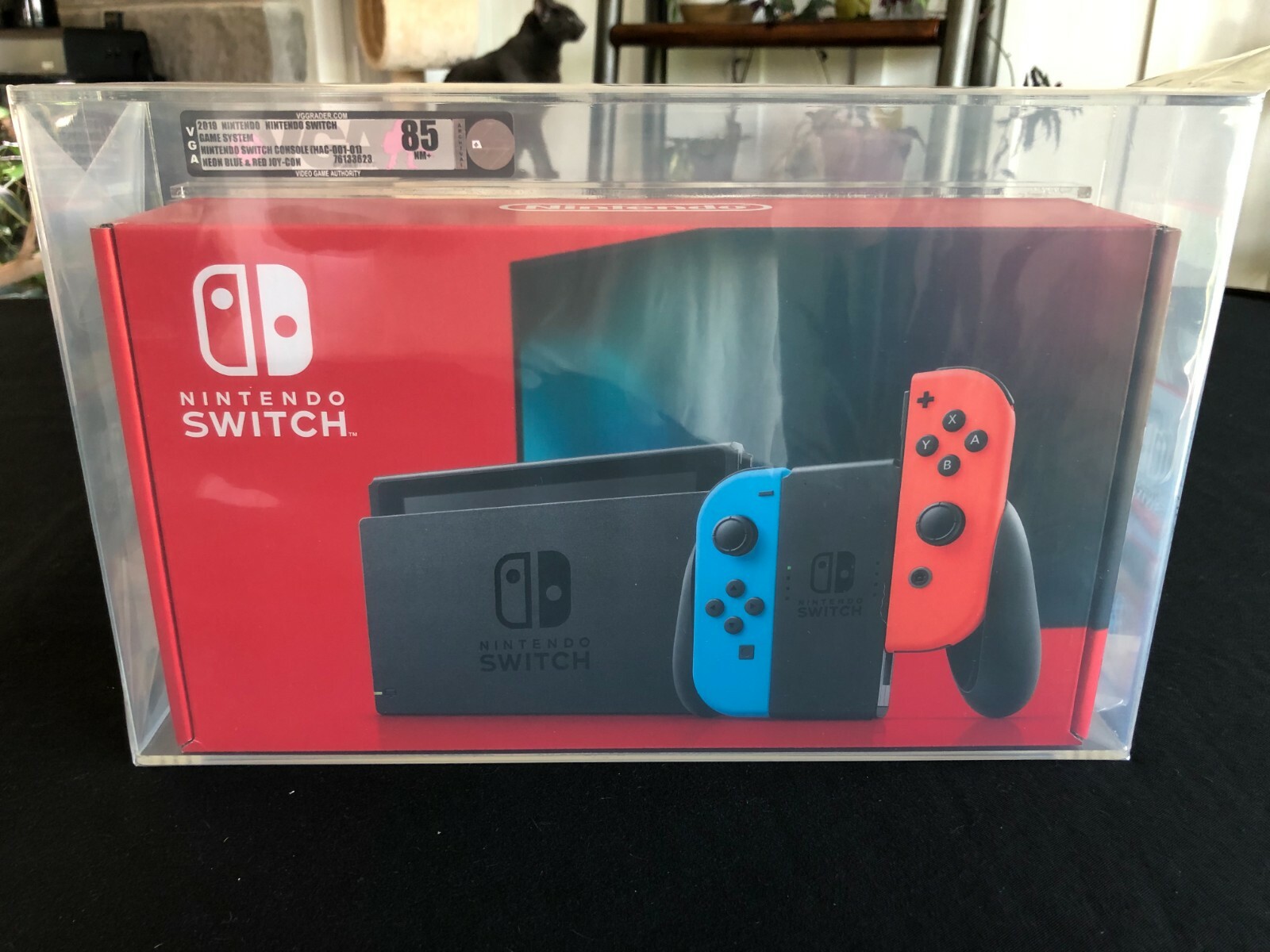 Nintendo Switch Neon Blue and Neon Red Joy-Con Console, New Graded VGA 85 NM+