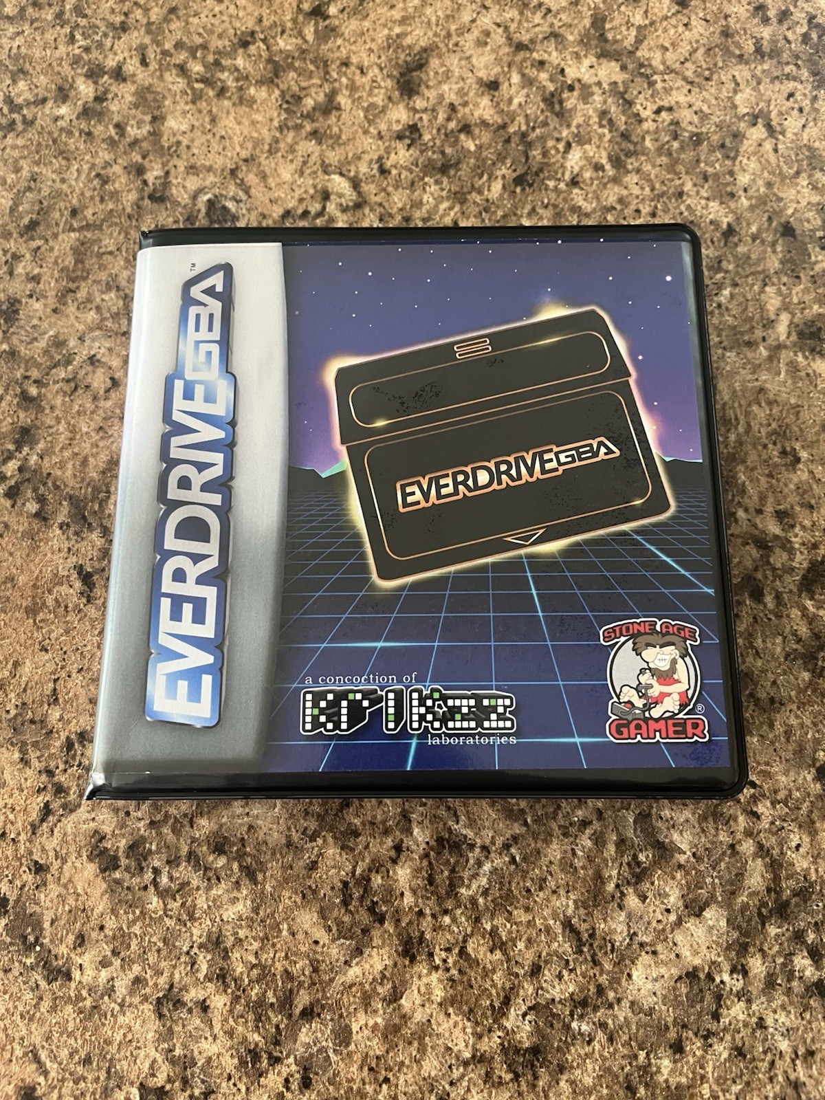 EverDrive GBA X5 Mini Smoke Gray Stone Age Gamer Deluxe Edition (No SD Card)