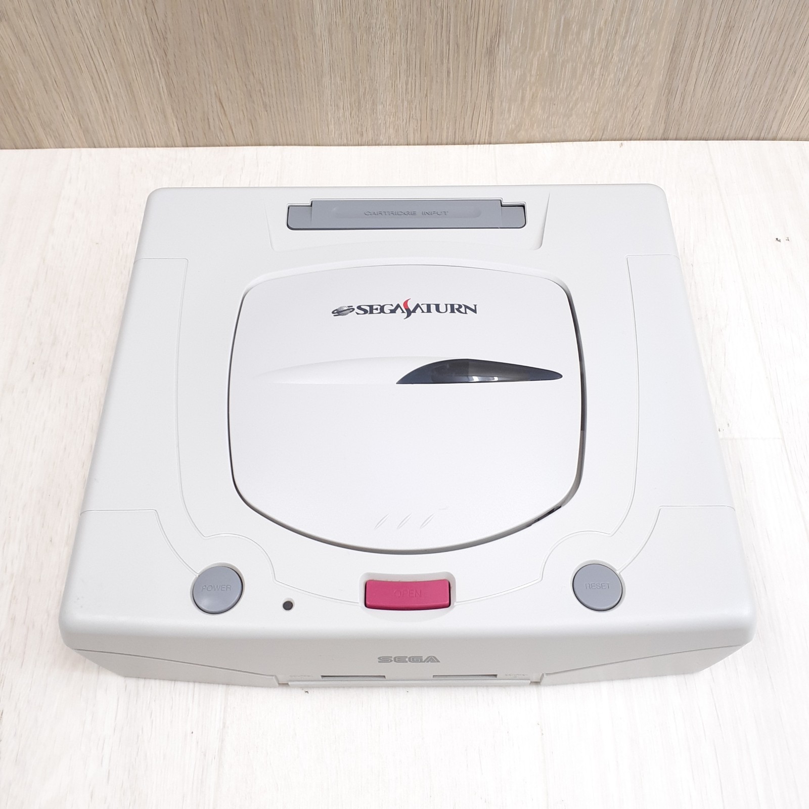 Sega Saturn console white bundle with 5 Games & 2 controllers Japanese System