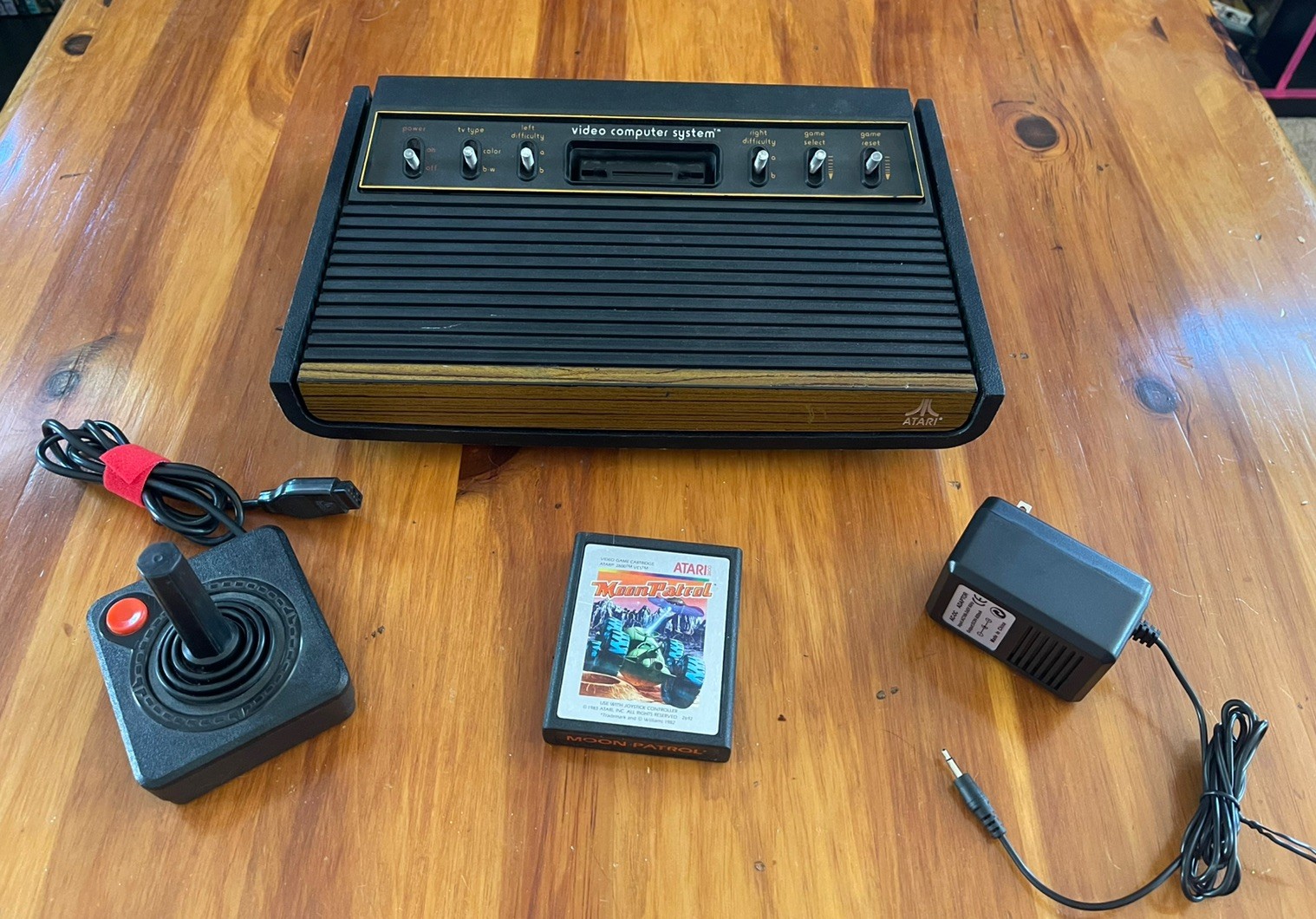 Atari 2600 Heavy Sixer AV Mod Composite Video Recapped + Joystick & Moon Patrol
