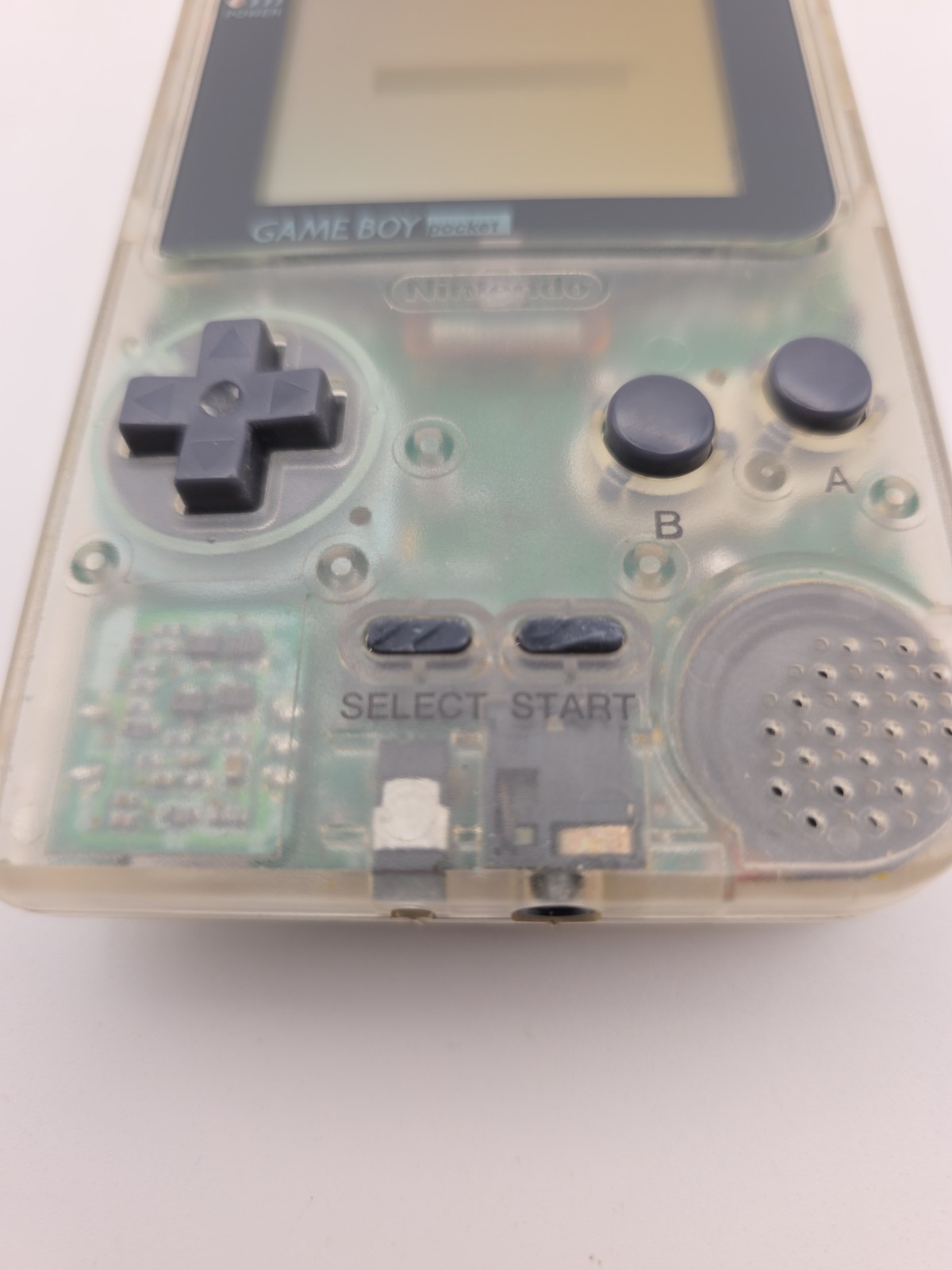 Nintendo Gameboy Pocket Clear/Transparent Tested and Working *Read Description