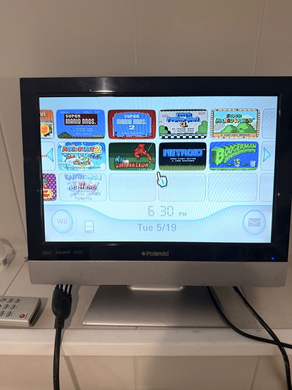 Nintendo Wii Console RVL-001 White Bundle 15 Games Zelda Mario Metroid Read
