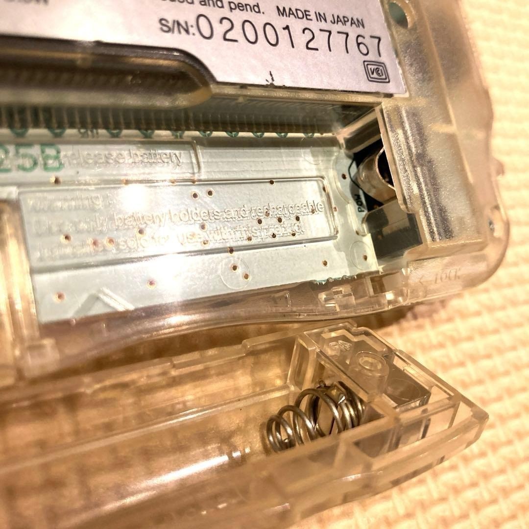 Limited Bandai WonderSwan Color Pure Crystal WSC-001 Toys R Us Exclusive Tested