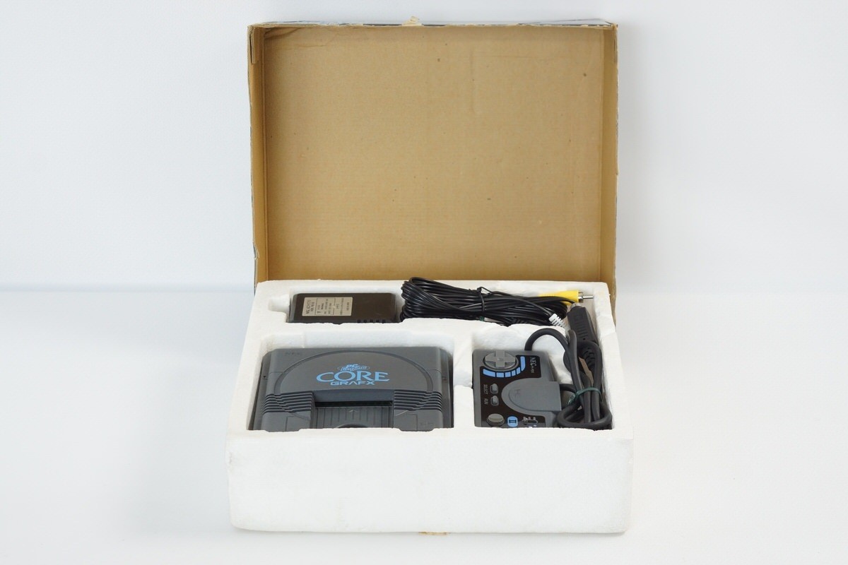 PC-Engine CORE GRAFX Console Boxed PI-TG3 Tested System JAPAN Game 9Z696236A
