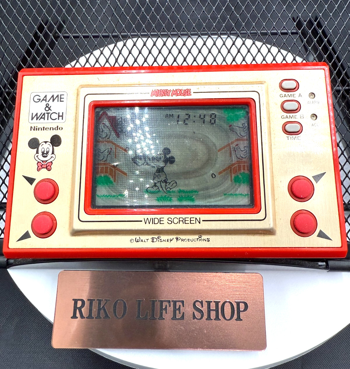 Nintendo Game & Watch Mickey Mouse Egg MC-25 Handheld LCD Game Tested Very Good
