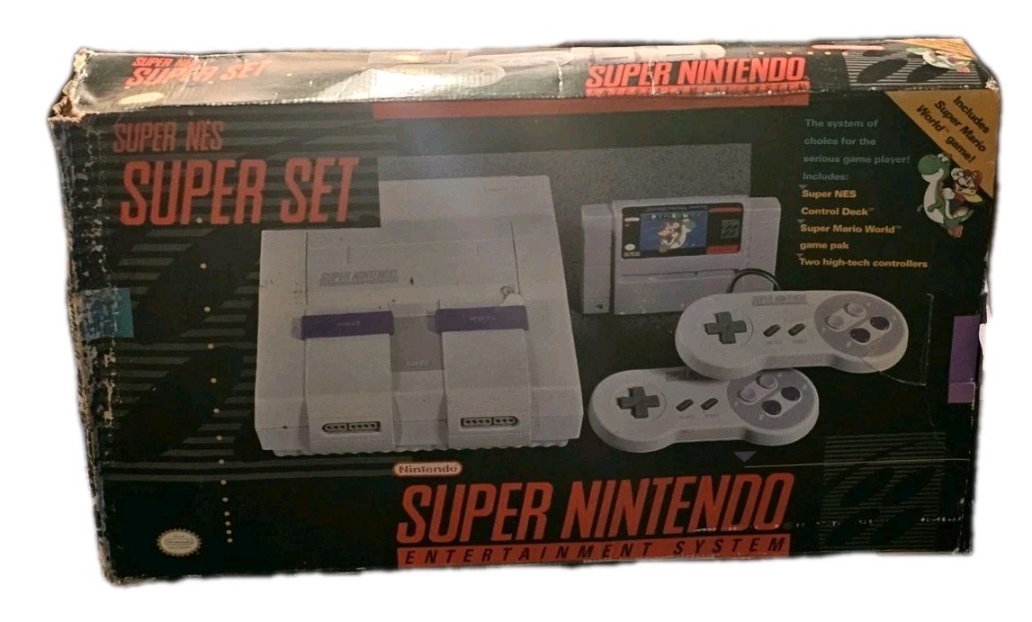 Super Nintendo Entertainment System Super Set Console (BOX ONLY)