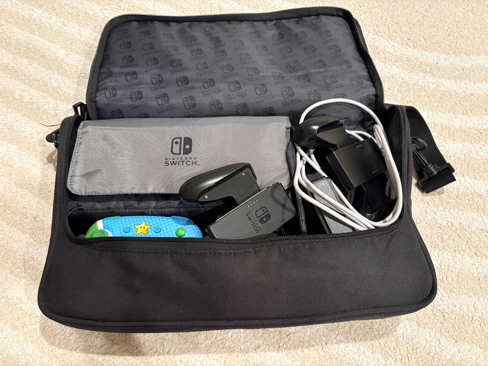 Big Nintendo Switch Complete Bundle – 6 genuine joy cons – 1tb micro sd + more!