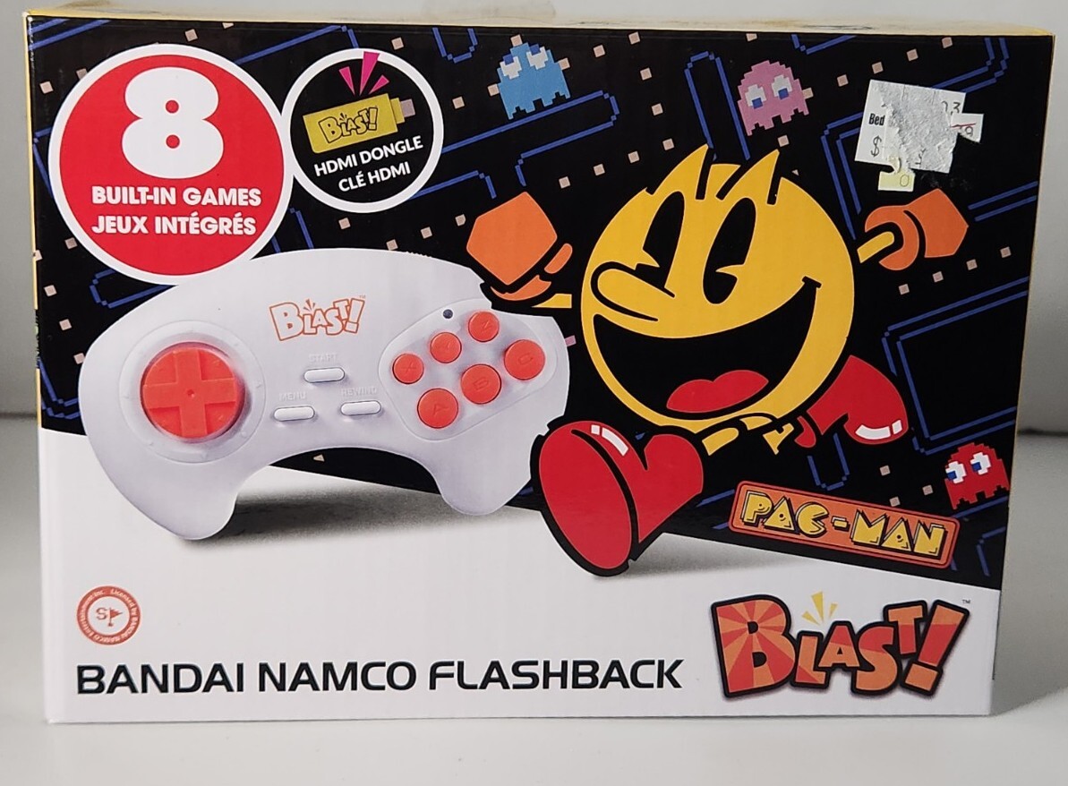 Bandai Namco Pac-Man Flashback Blast! Console, 8 Games – Complete in Box __