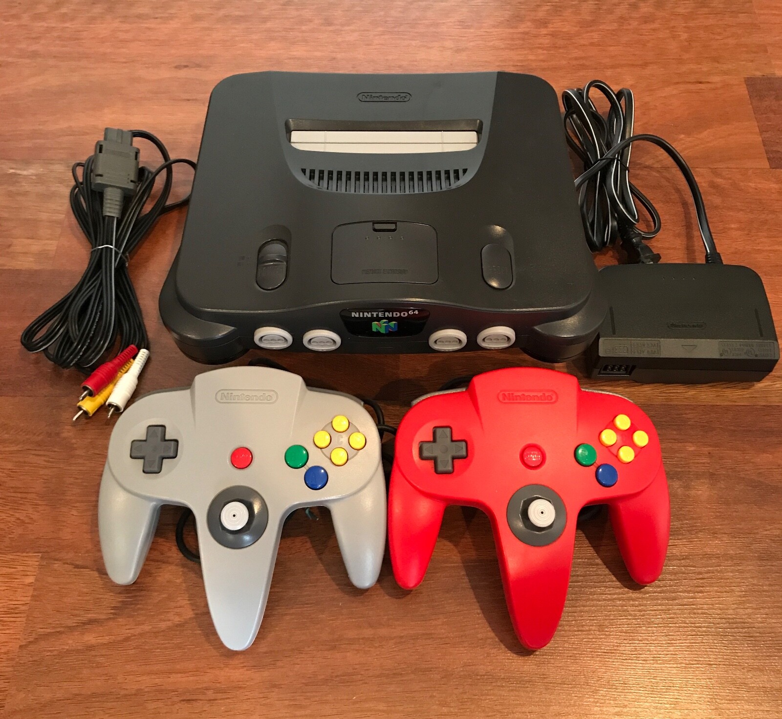 N64 Nintendo 64 Console + up to 2 OEM Controllers + Cords | CLEANED & TESTED