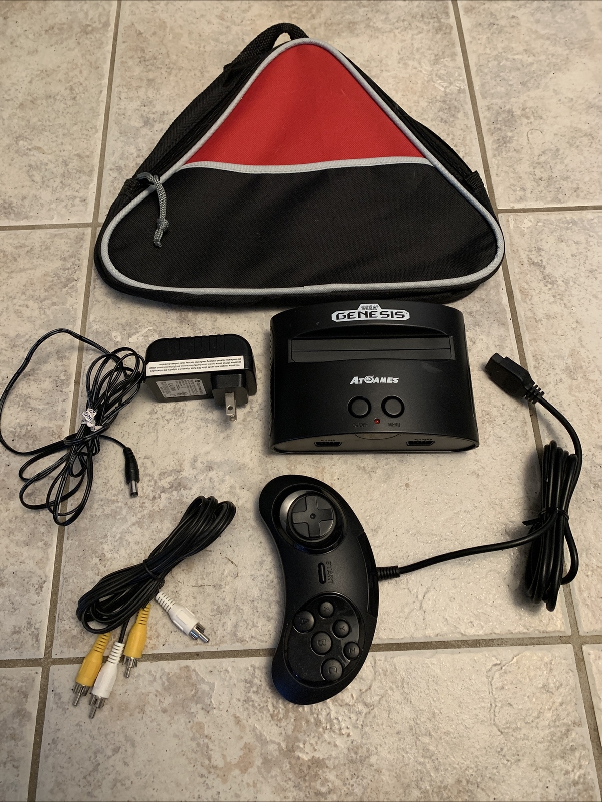 SEGA Genesis Classic Game Console w/ 81 Preloaded Games and Sonic Mortal Combat