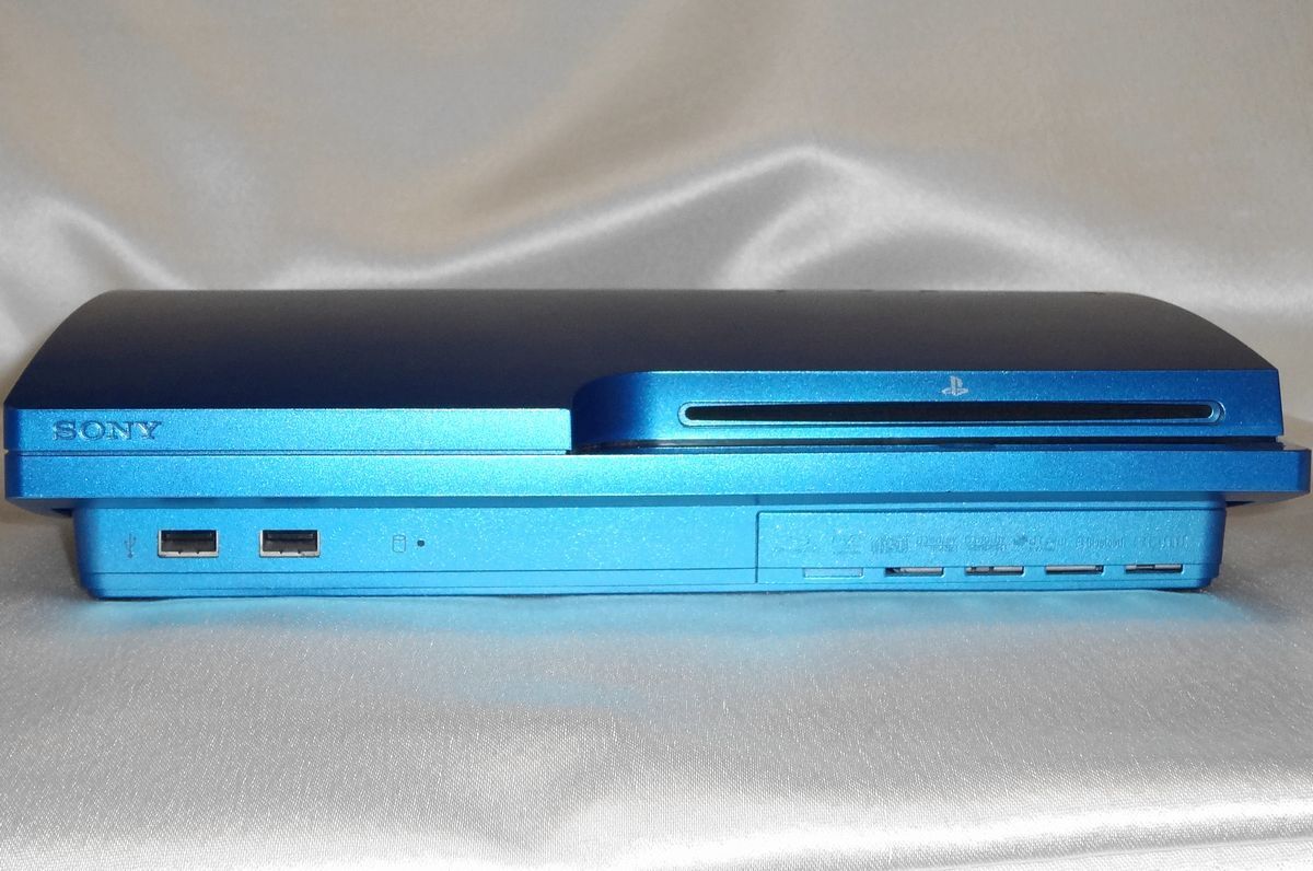 Excellent+++++SONY PlayStation 3 Console-Splash Blue 320GB (Model CECH-3000BSB)