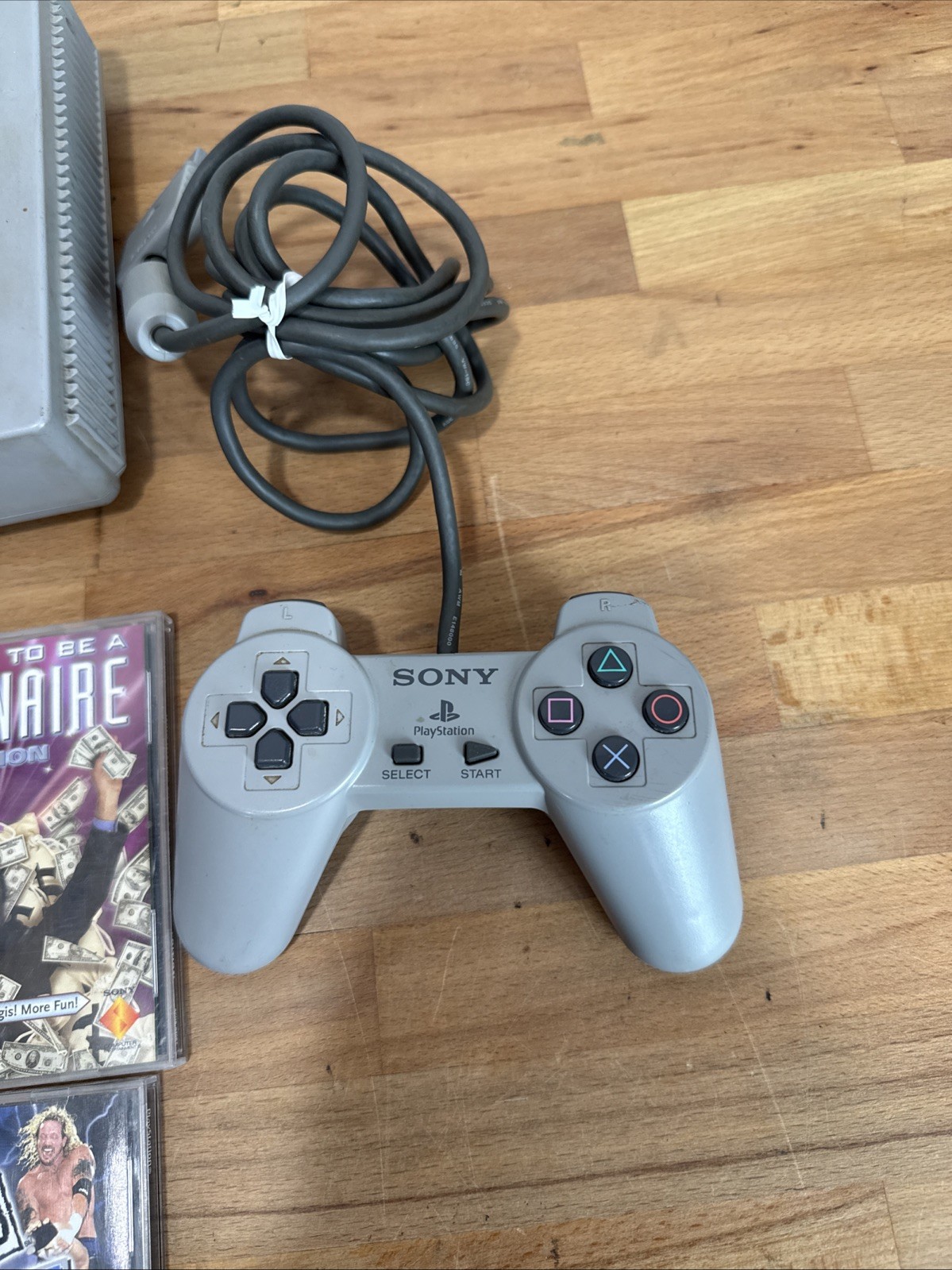 Sony PlayStation 1 PS1 SCPH-7001 Console w/ Controller & Cables Tested