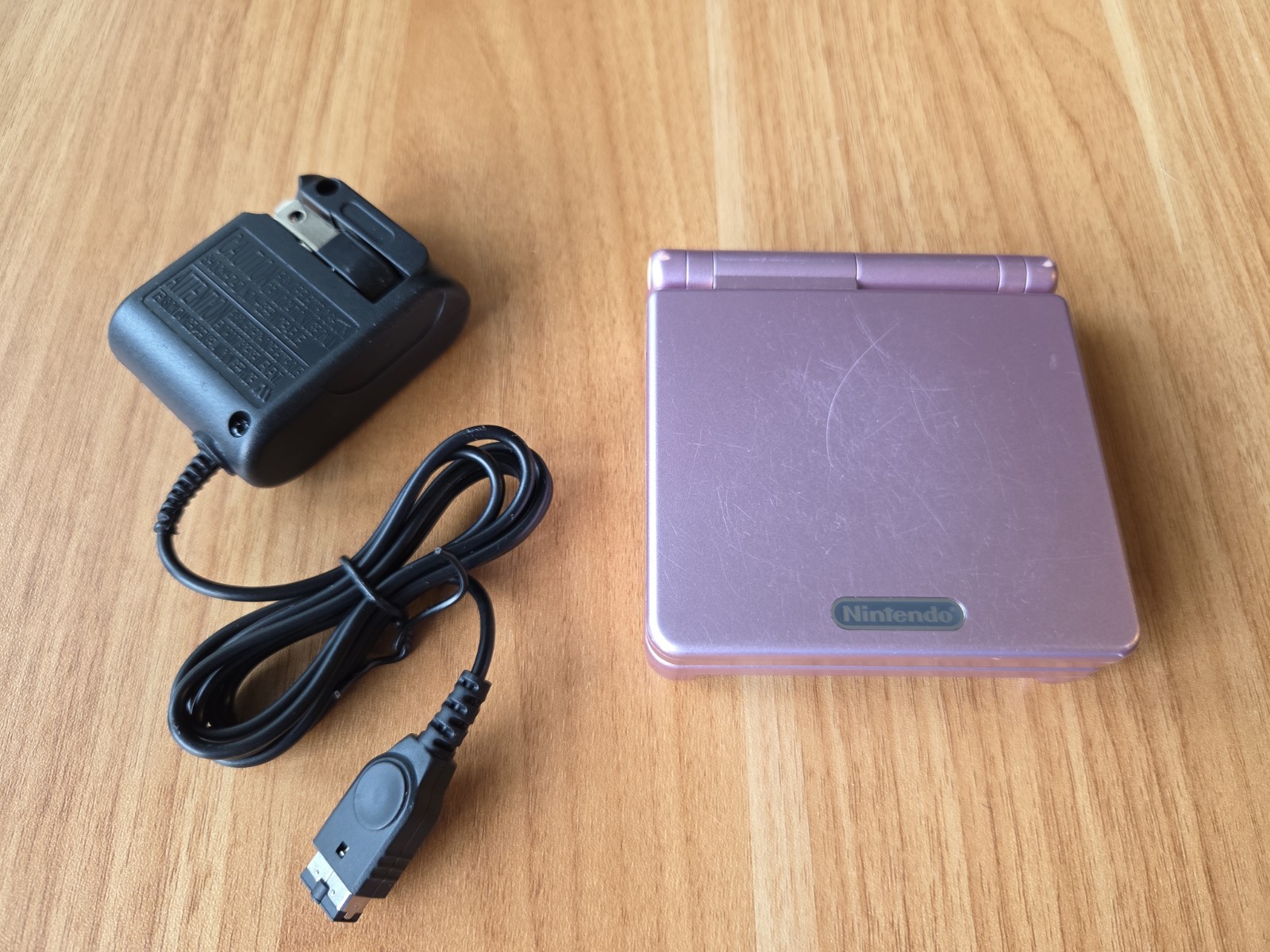 Nintendo Gameboy Advance SP Handheld System Console Pearl Pink (AGS-001) Tested
