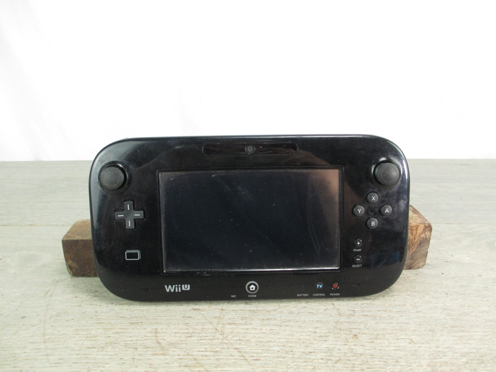 Nintendo Wii U Gamepad Black WUP-010 Powers On – *PARTS / REPAIR*