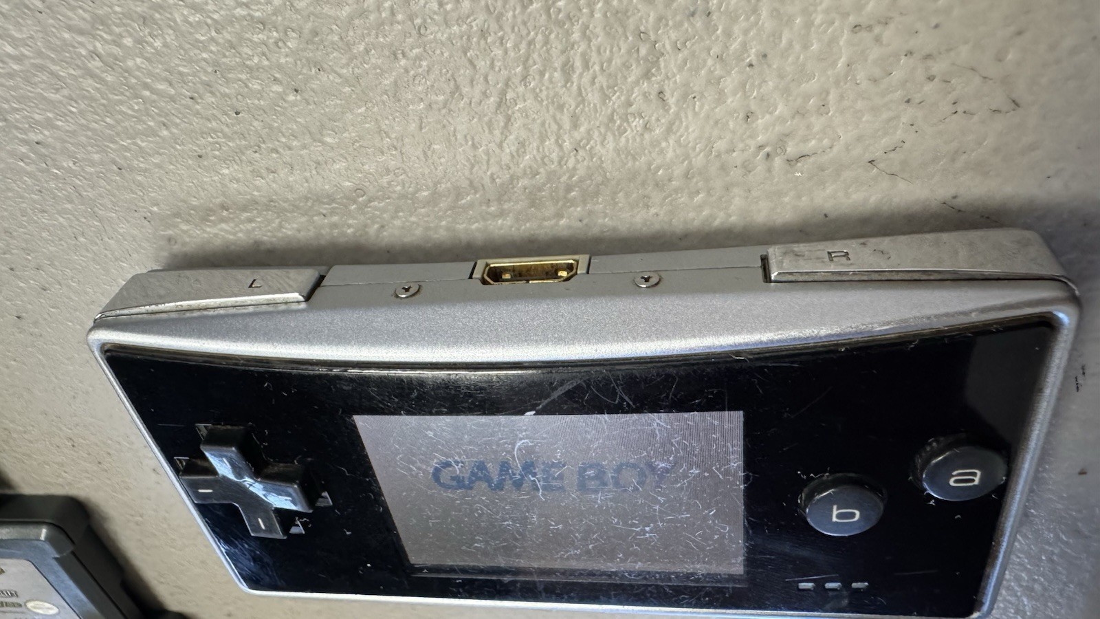 Nintendo Game Boy Micro Handheld Console Black/Silver