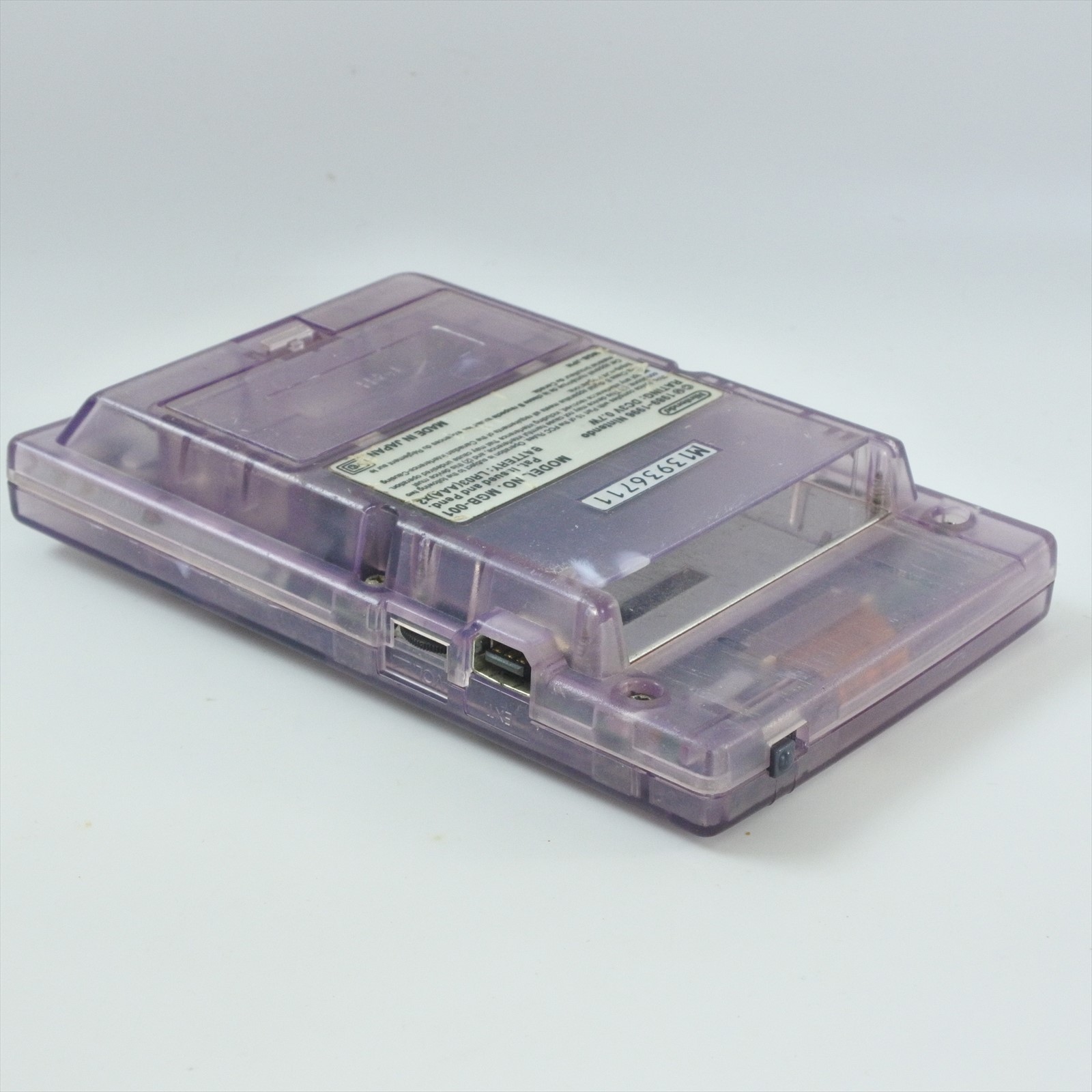 JUNK Gameboy Pocket Console MGB-001 Clear Purple NotWorking Nintendo JAPAN 11 gb