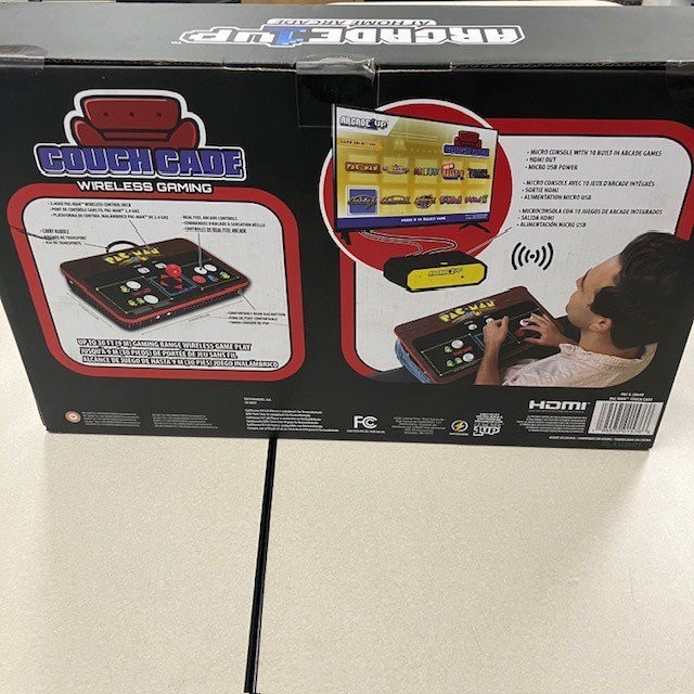 Arcade1Up Pac-Man Couchcade Wireless Arcade Console 10-in-1