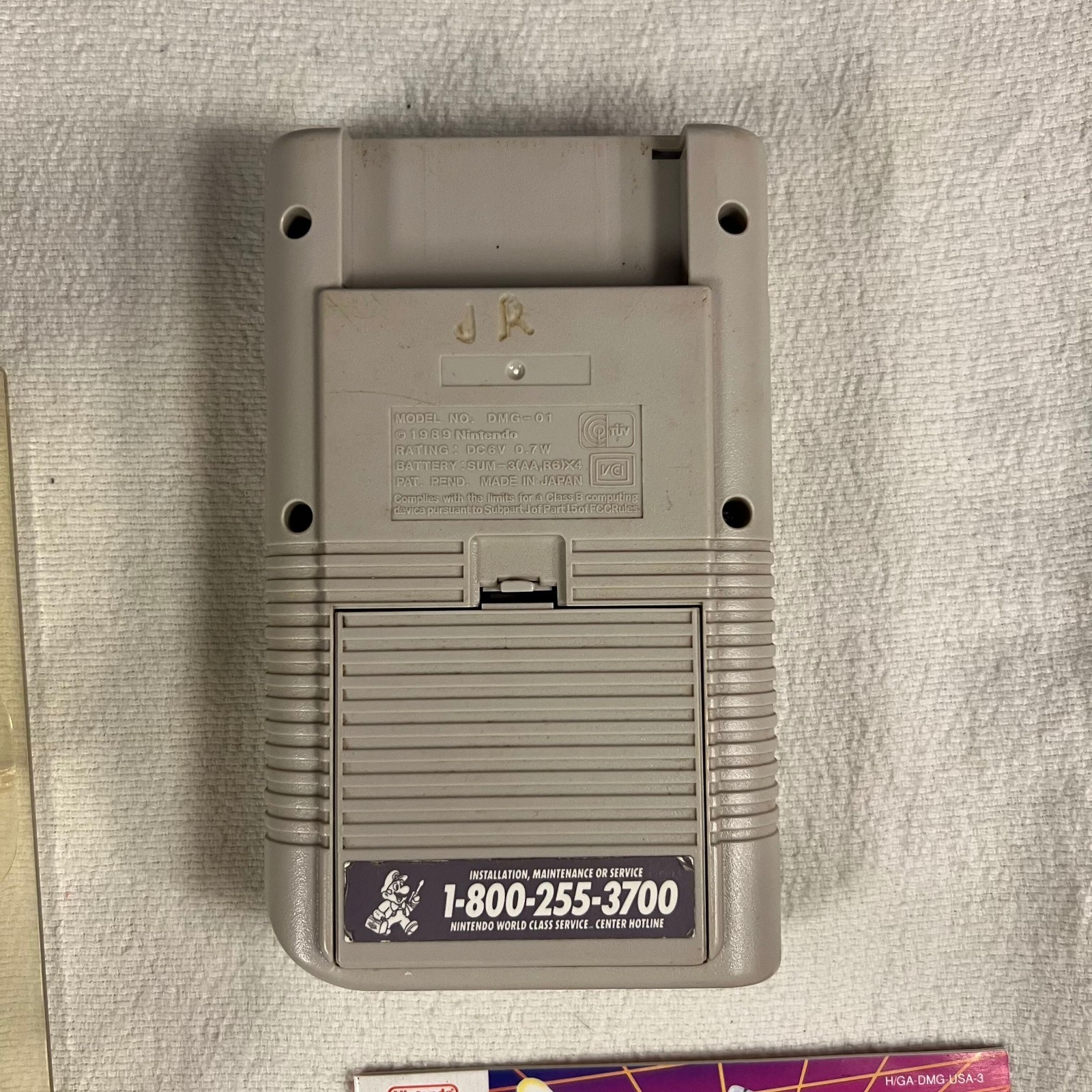 Nintendo Game Boy Read Description Handheld System Gray OG Display Box & Manual