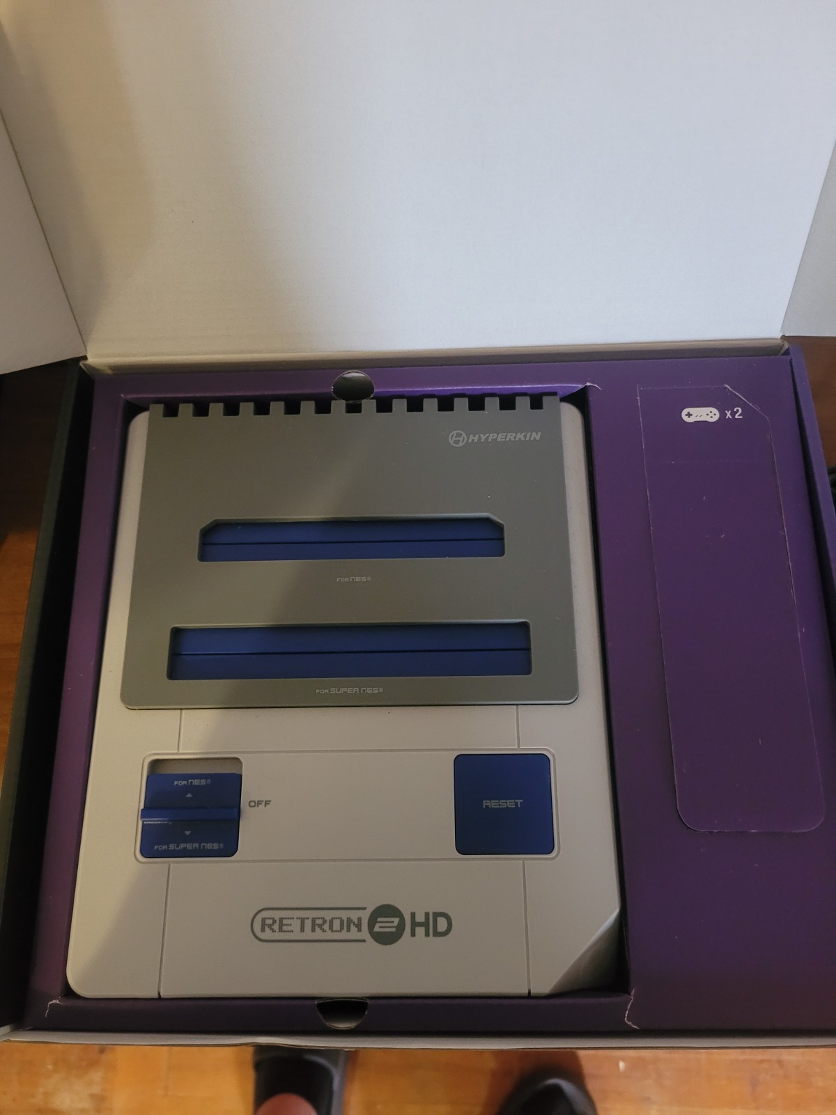 Hyperkin RetroN 2 HD HDMI 720p NES/SNES Console Bundle w/ Games & Controller