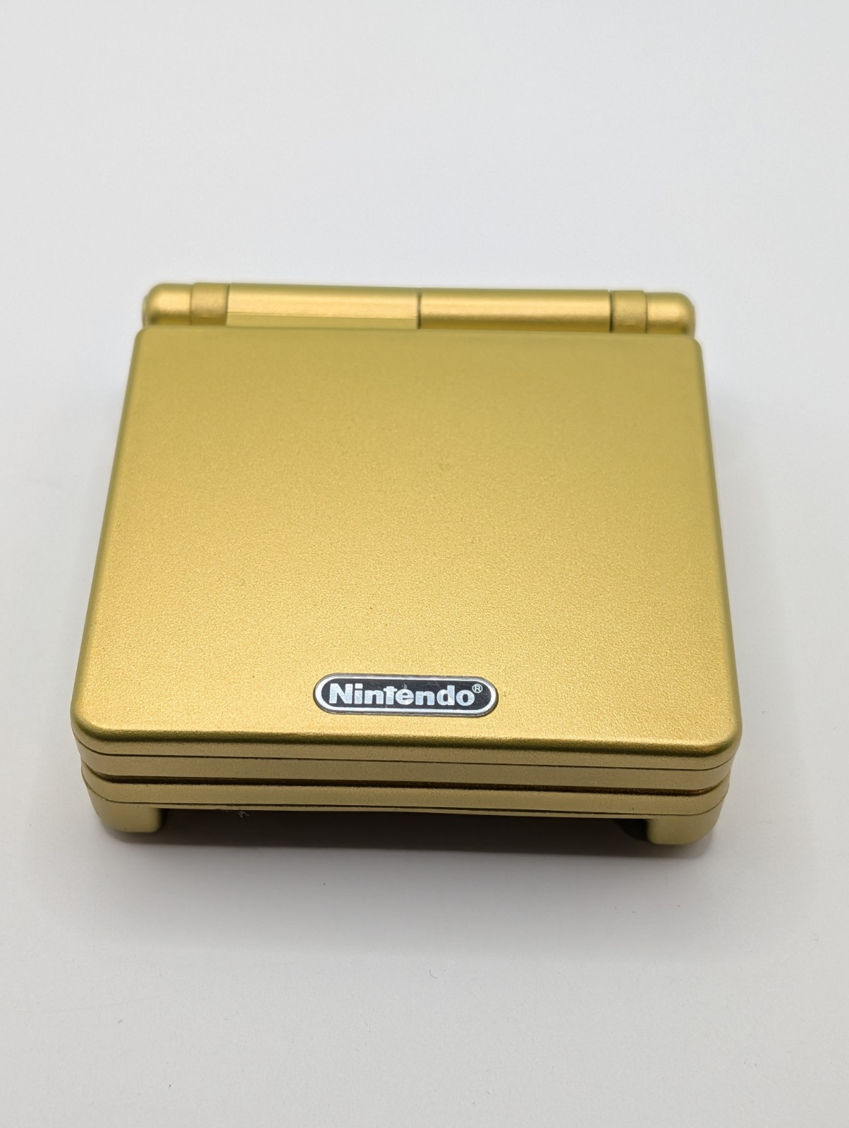 Nintendo Game Boy Advance SP Gold – Excellent Condition Tested No Charger Rare