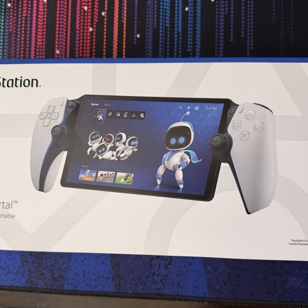 Sony PlayStation Portal Remote Play Handheld for PS5, White/Black CFIJ-18001