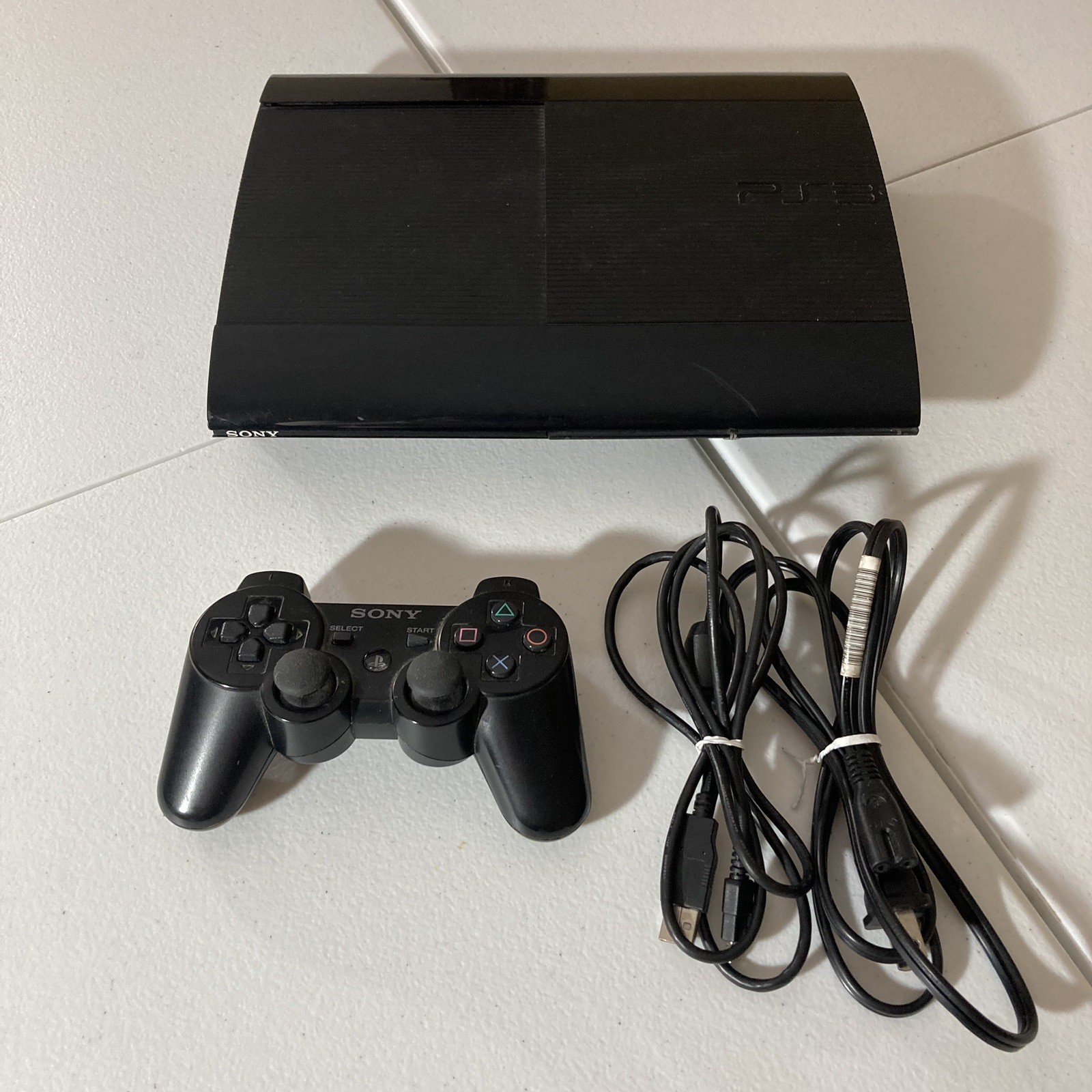 Sony PlayStation 3 250GB Super Slim Black PS3 VIdeo Game Console CECH-4001B