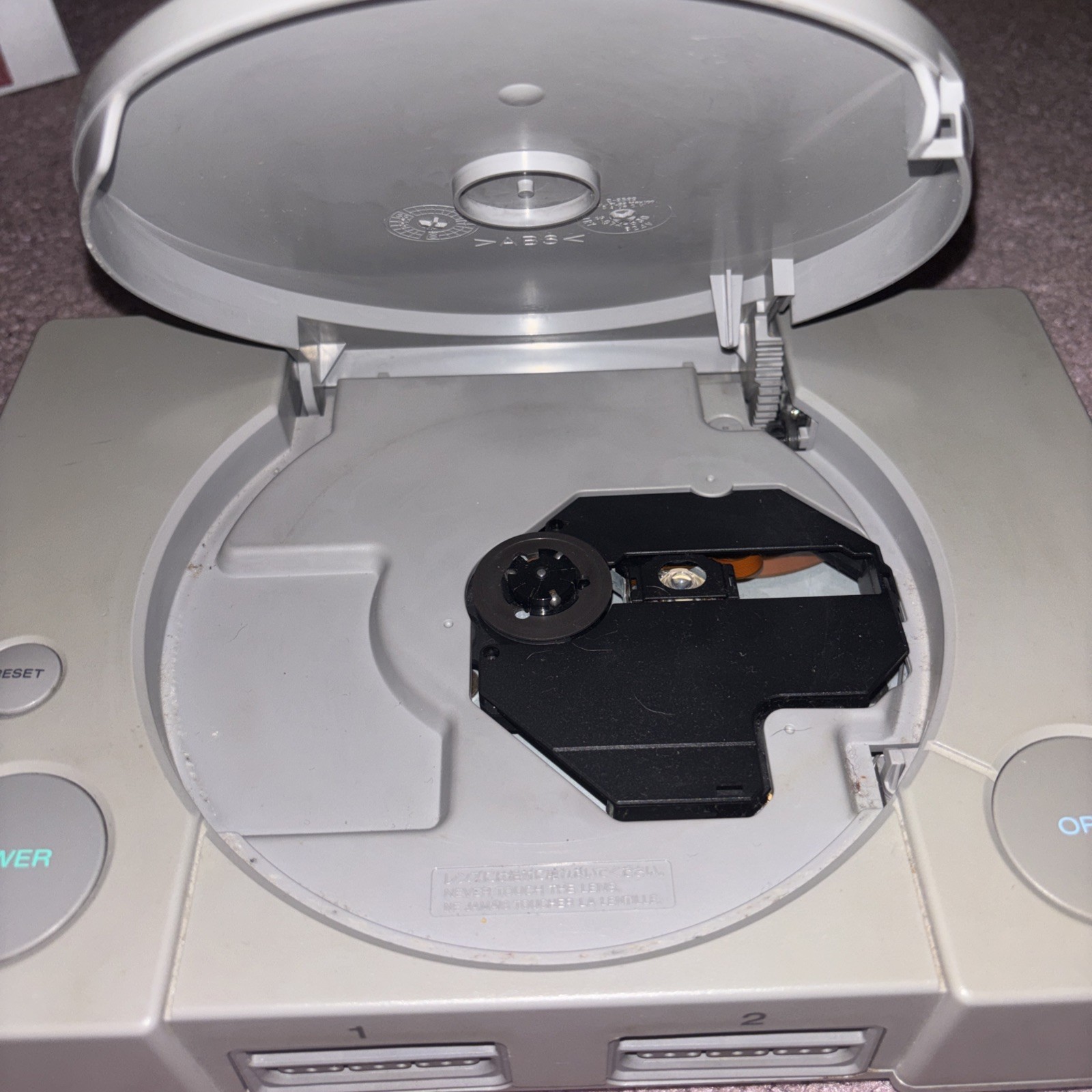 SONY PLAYSTATION PS1 CONSOLE W/ 2 CONTROLLERS + CABLES + MEM CARD WORKING