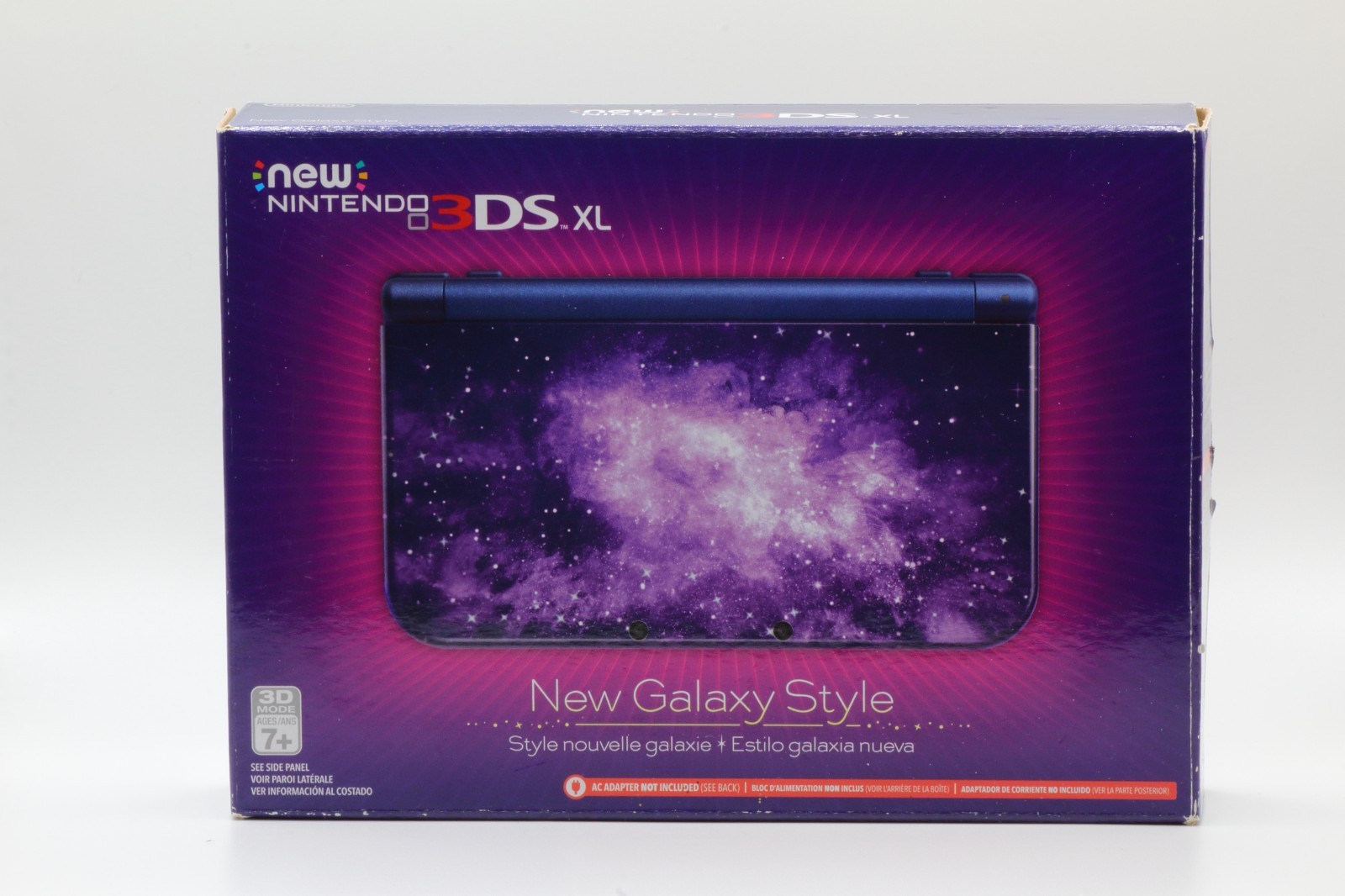 New Nintendo 3DS XL Galaxy Edition Purple CIB Complete Tested w/(2) games+extras