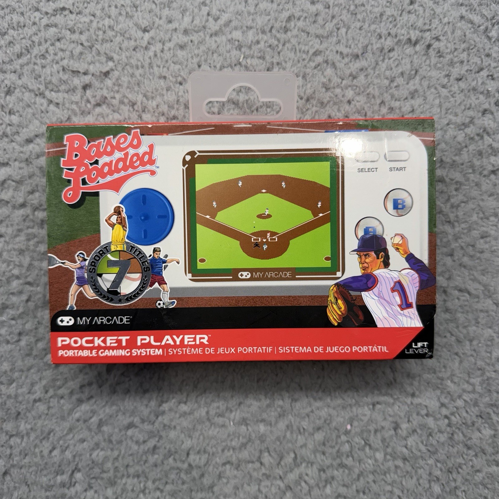 NISP My Arcade Bases Loaded Pocket Player DGUNL-3278 Portable Gaming System