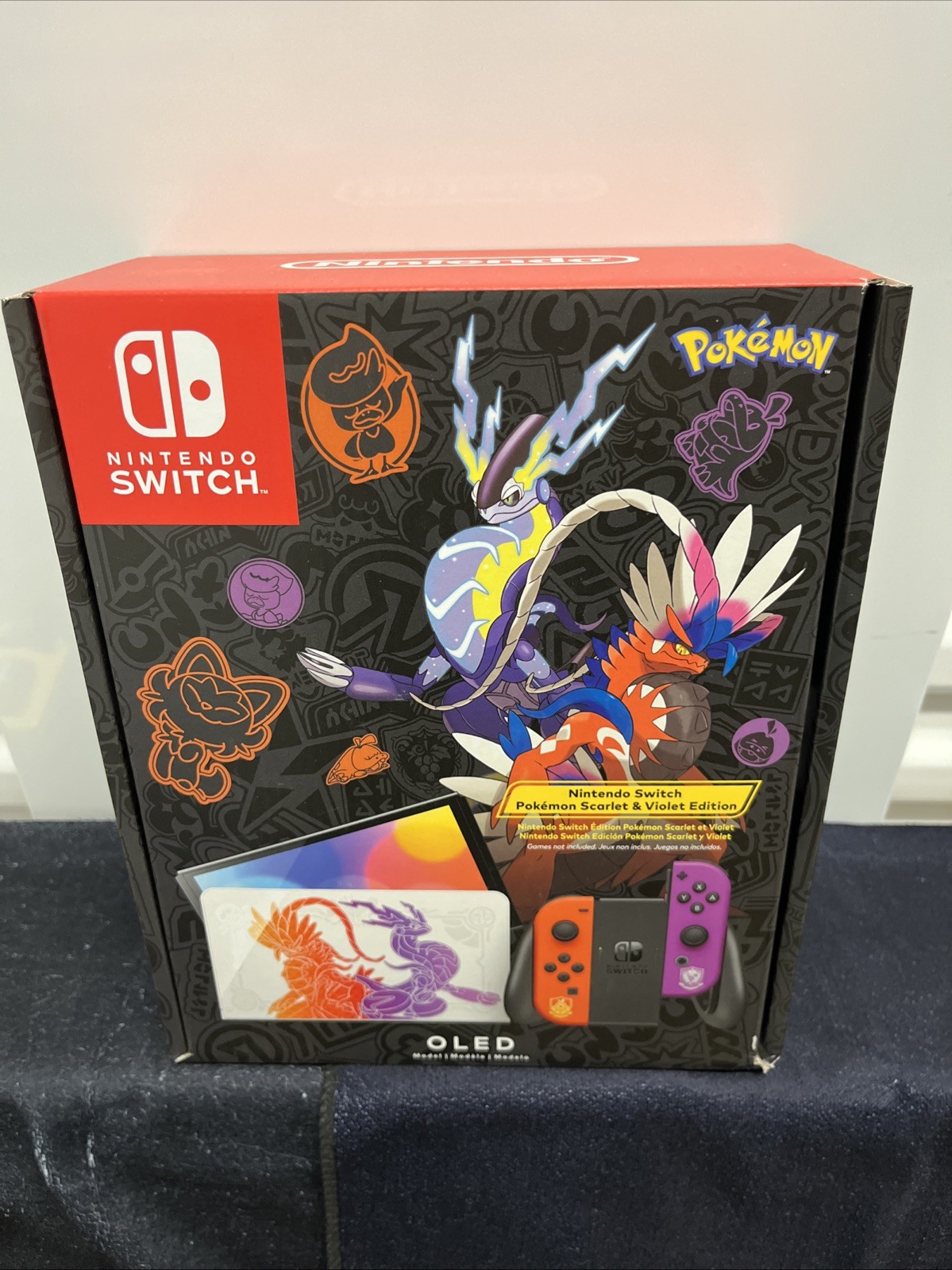 Nintendo Switch (OLED Model) HEG-001 Pokémon Scarlet & Violet Edition 64GB NEW