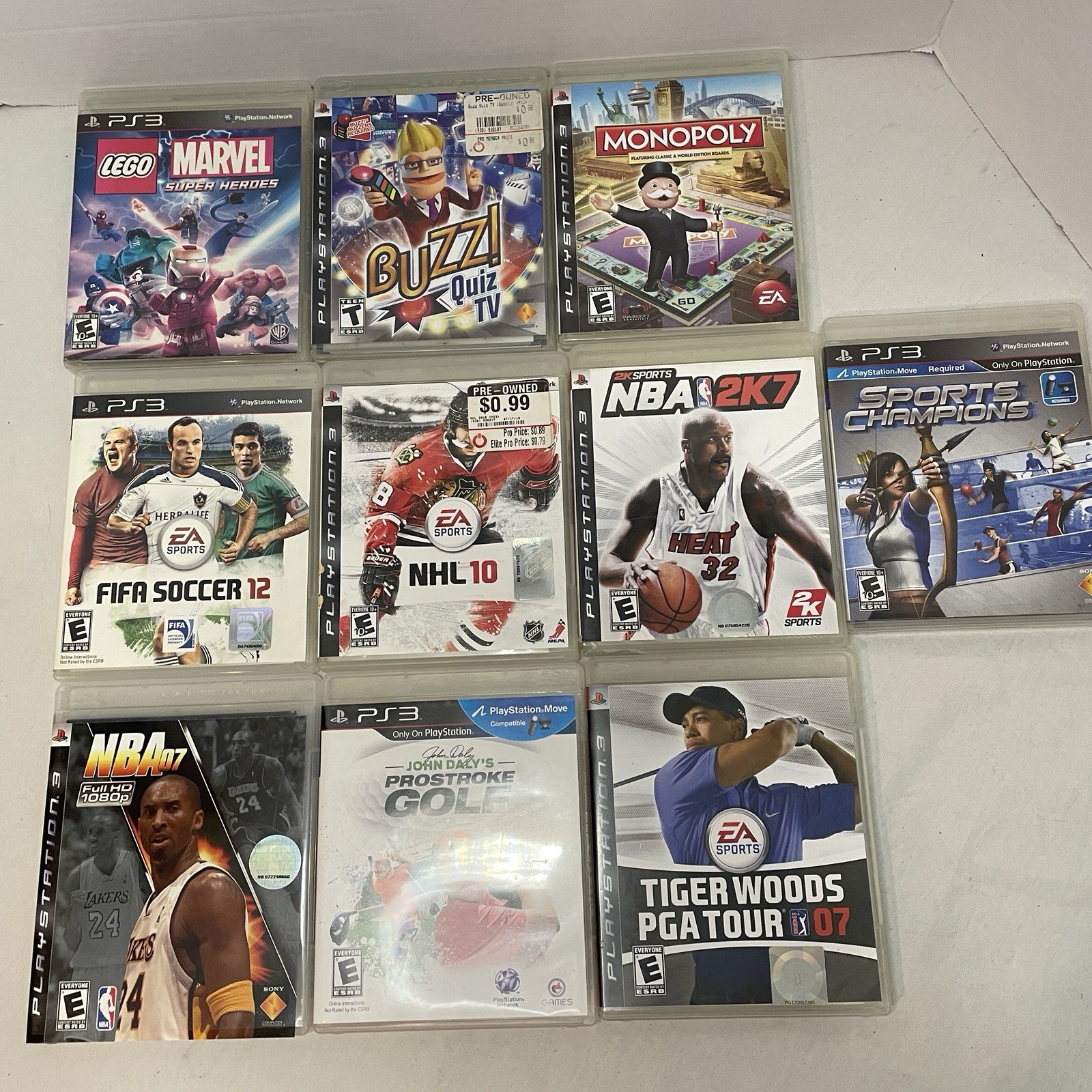 PlayStation 3 PS3 160GB CECHP01 W/remote/Controller/Cords/HDMI & 14 Games Tested