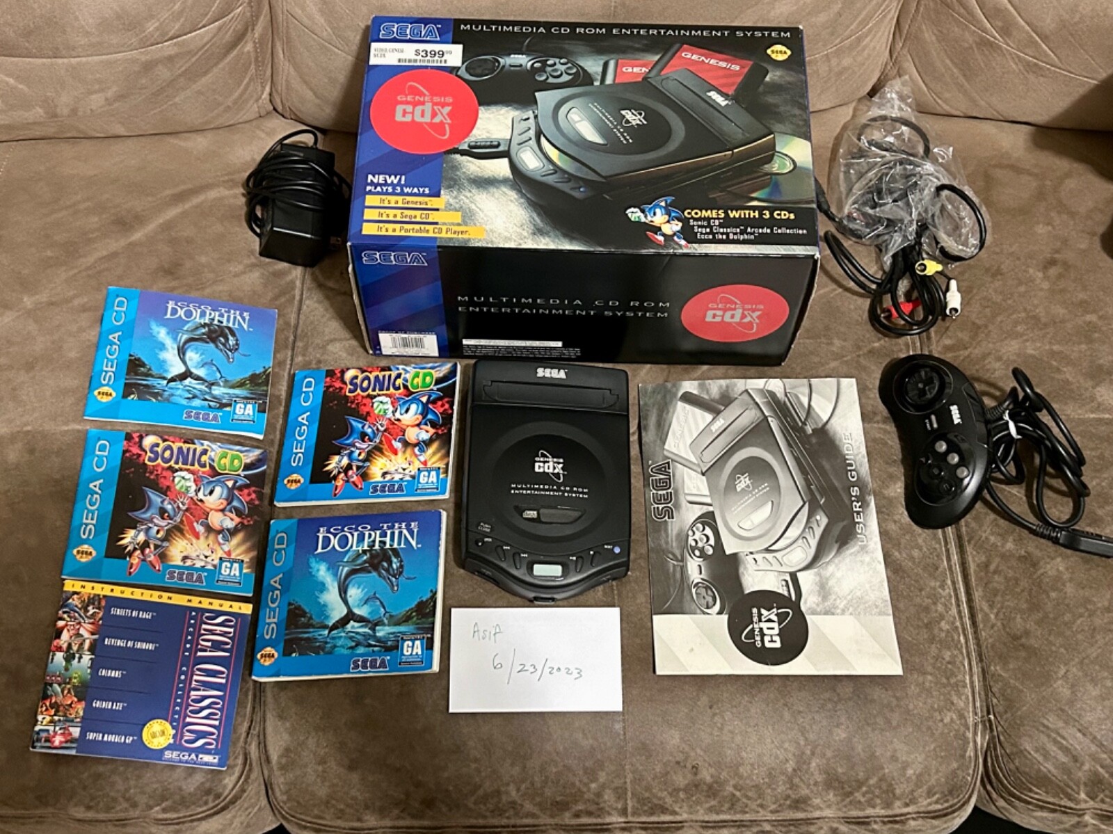 Sega Genesis CDX – Black
