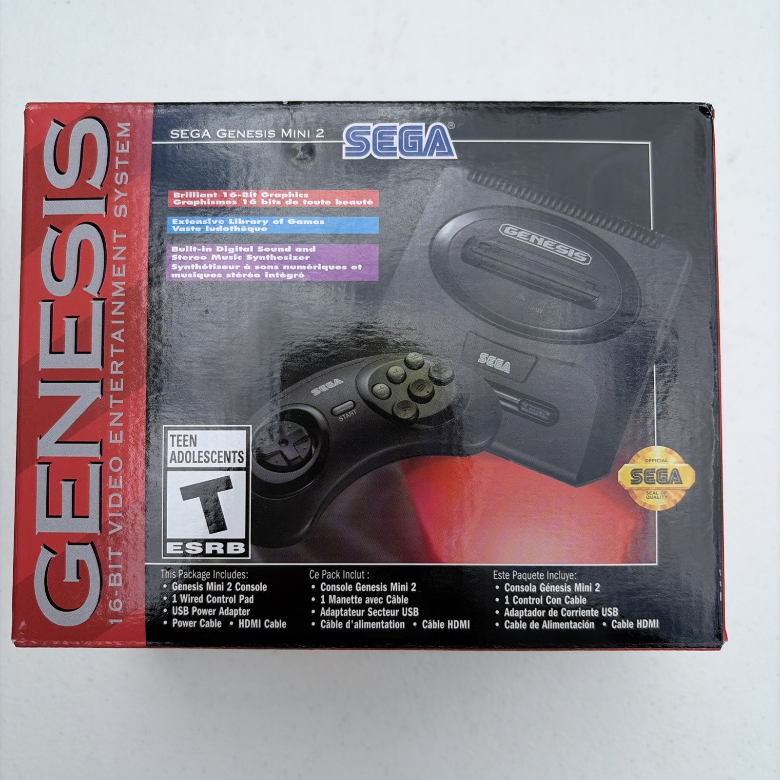 SEGA Genesis Mini 2 Console Classic Game Micro System w/HDMI NEW