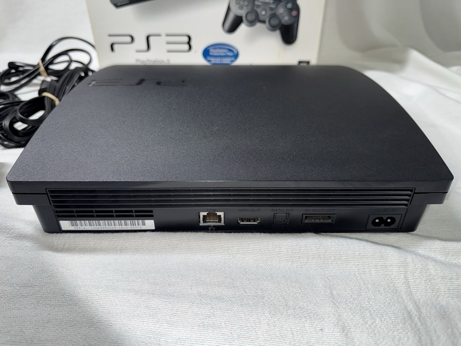 PlayStation 3 PS3 Slim 160GB Console CECH-2501A Completed In box CIB. TESTED!!