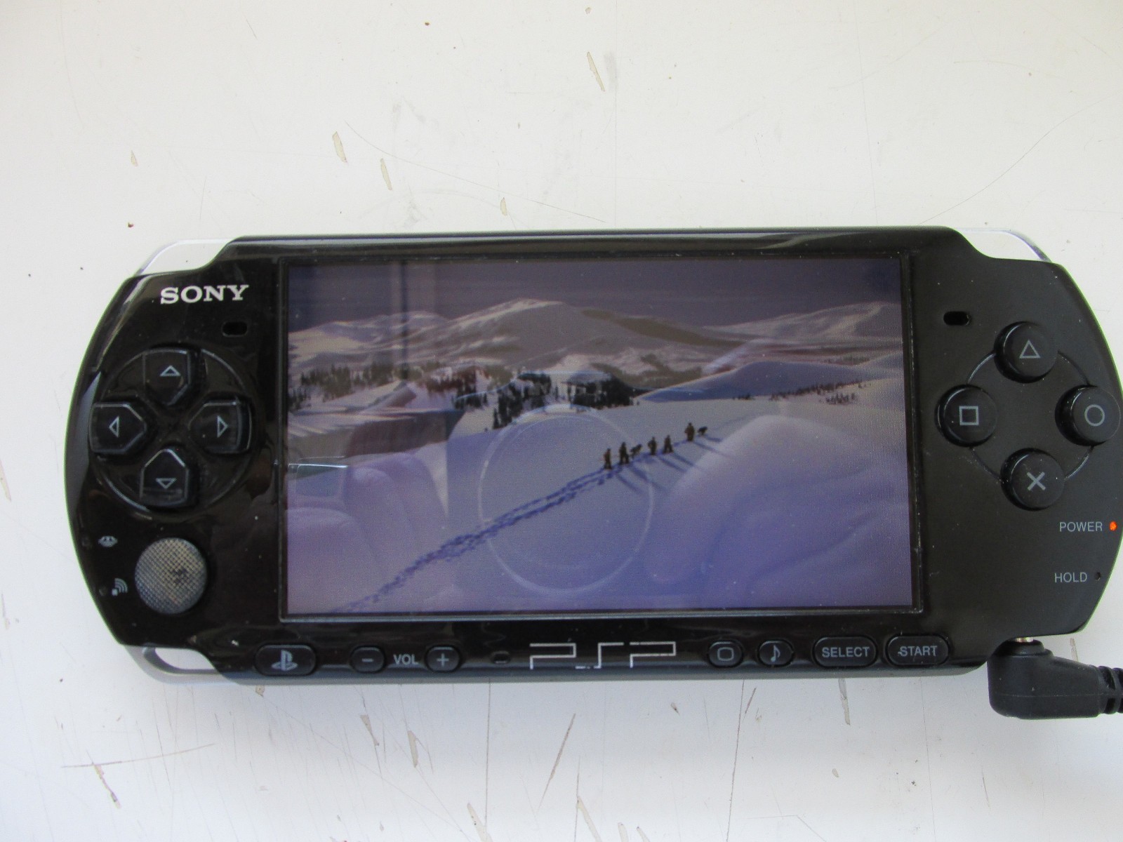 Sony PSP-3001 Handheld Console W/ Charger & 1 Disc Tested Working.