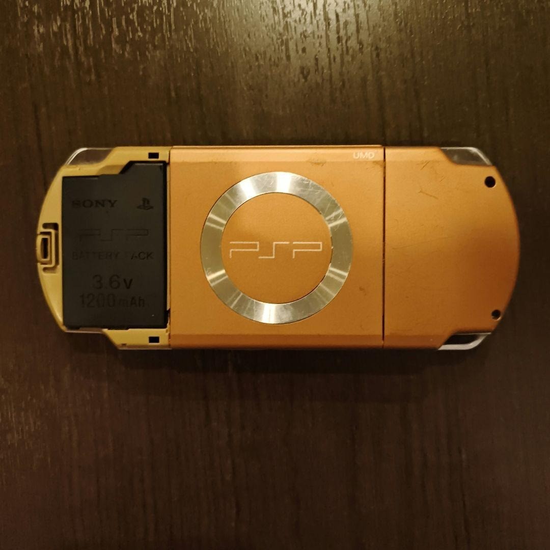 Sony PSP2000 Console Matte Bronze w/AC adapter Memory Stick USED Japan Free Ship
