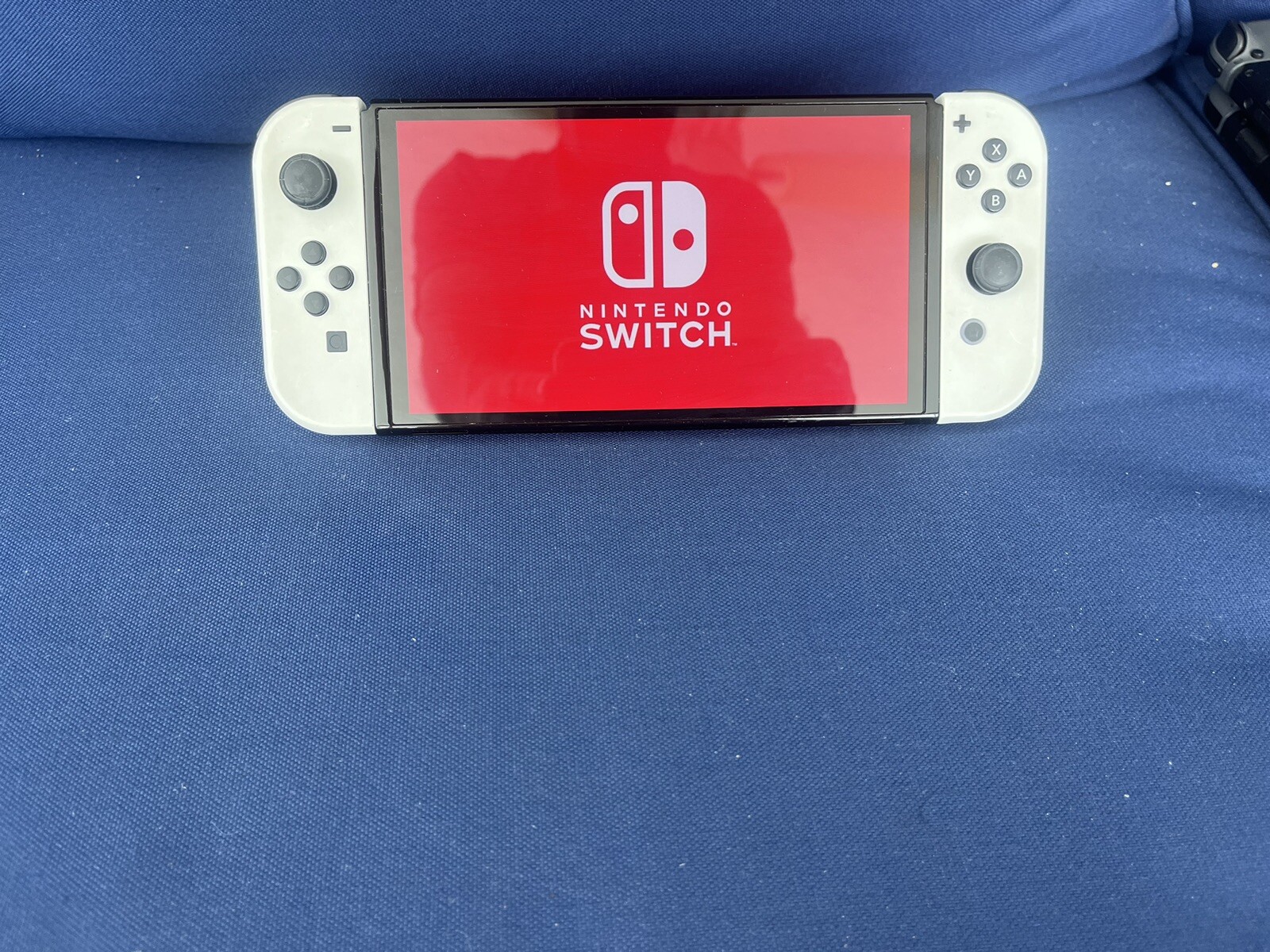 Nintendo Switch OLED Model 64GB black Console with matted White Joy-Con –