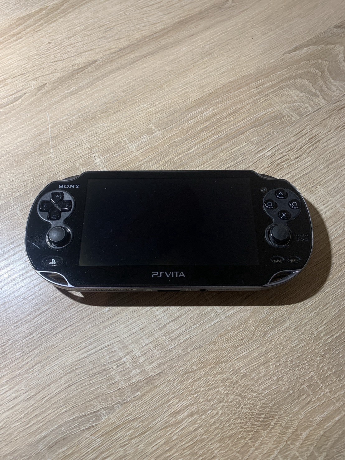 0671 Sony PlayStation PS Vita PCH-1100 Crystal Black Very Good TESTED 290g