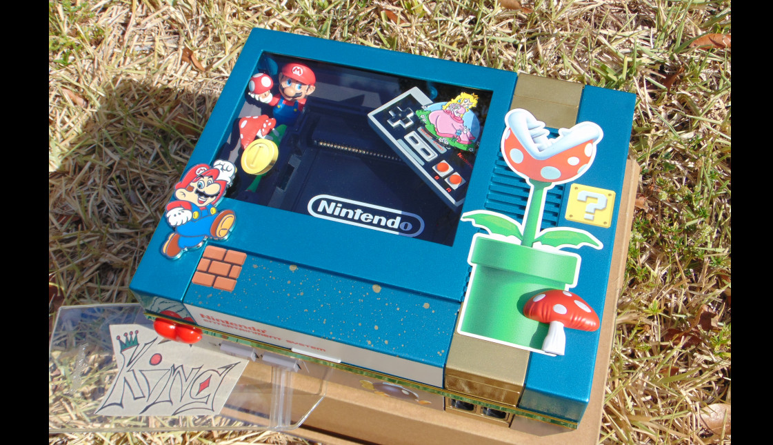 Nintendo NES Console CIB Tested Works 💙 MARIO EDITION NES CONSOLE 💙