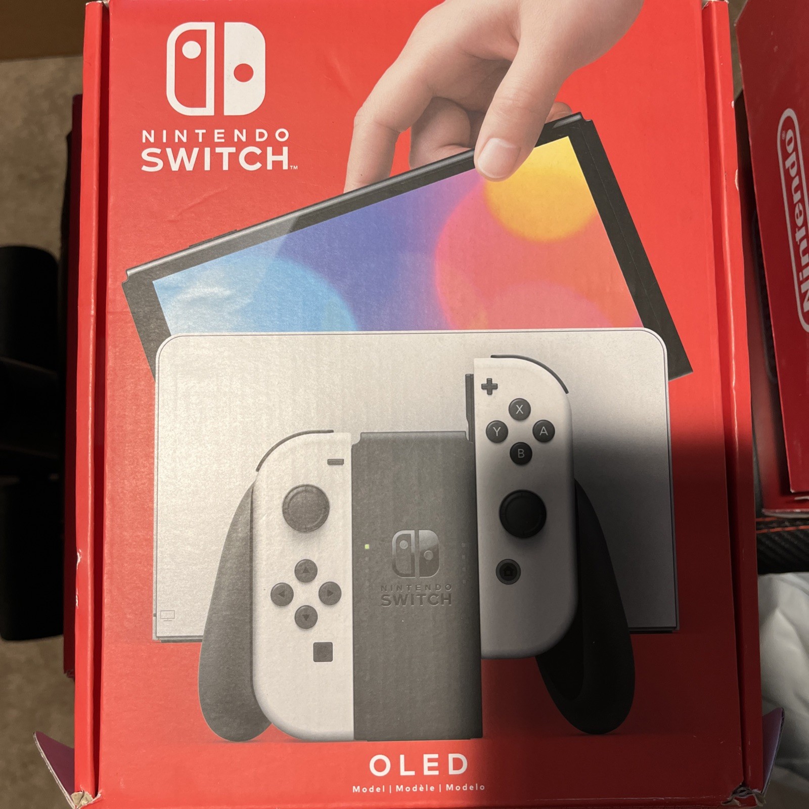 Nintendo Switch White OLED 64GB Console Complete Set Open Box New