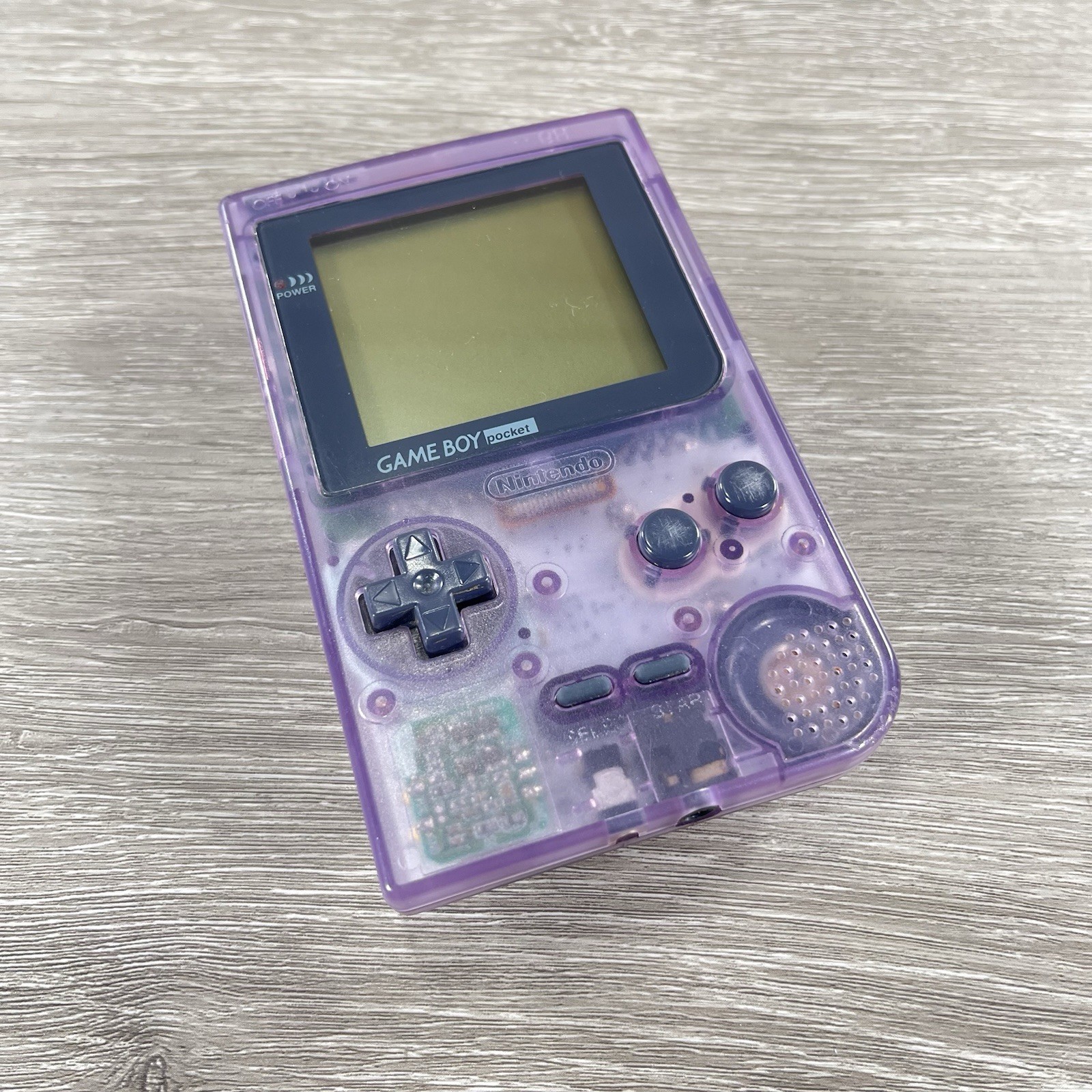 Nintendo Gameboy Pocket Atomic Purple MGB-001 Tested Working