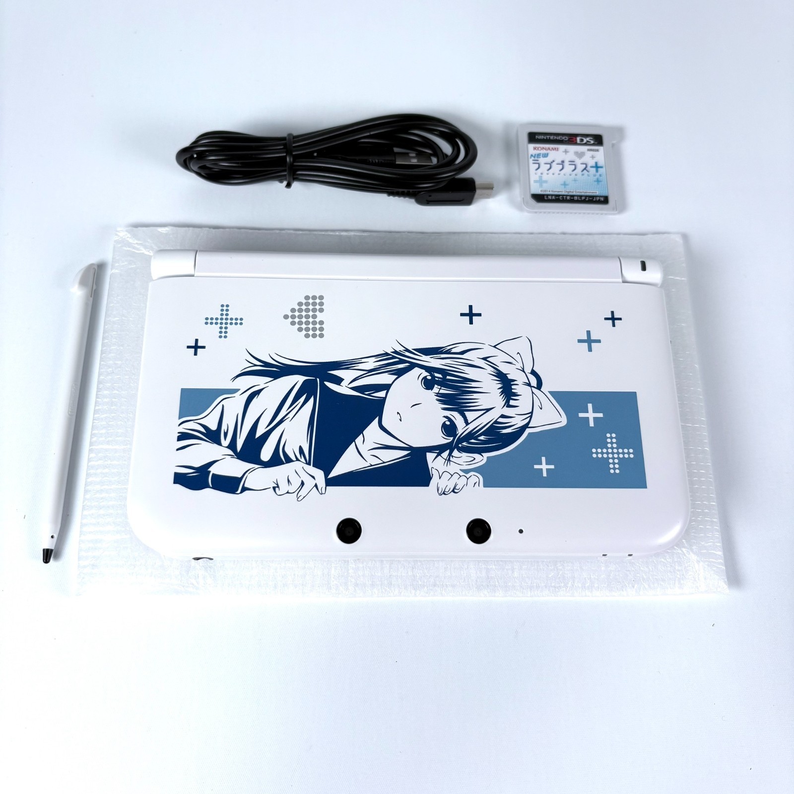 Nintendo 3DS LL XL NEW Love Plus Manaka Deluxe Console [Mint]