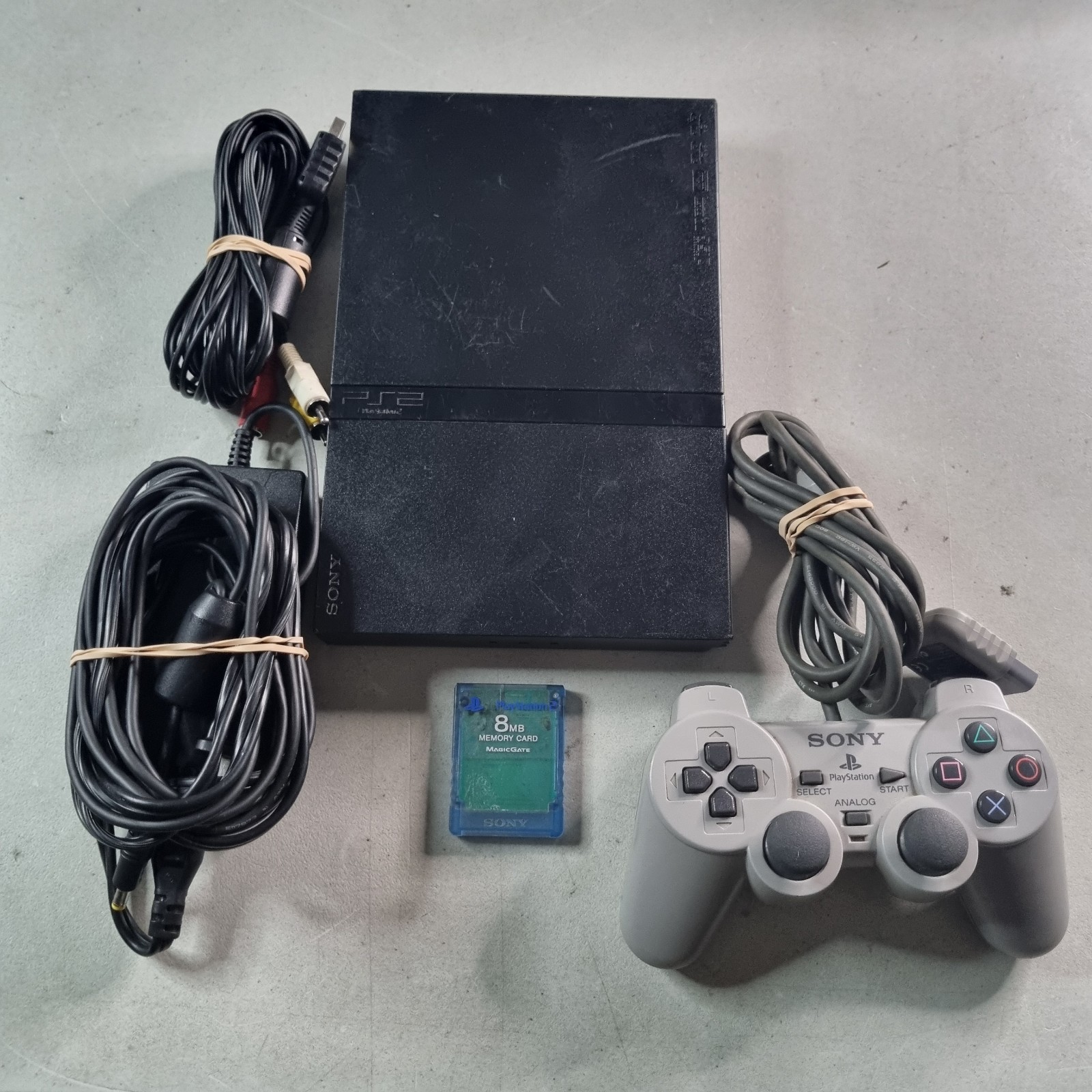 Sony PlayStation 2 PS2 Slim Console Bundle Complete Tested Memory Controller