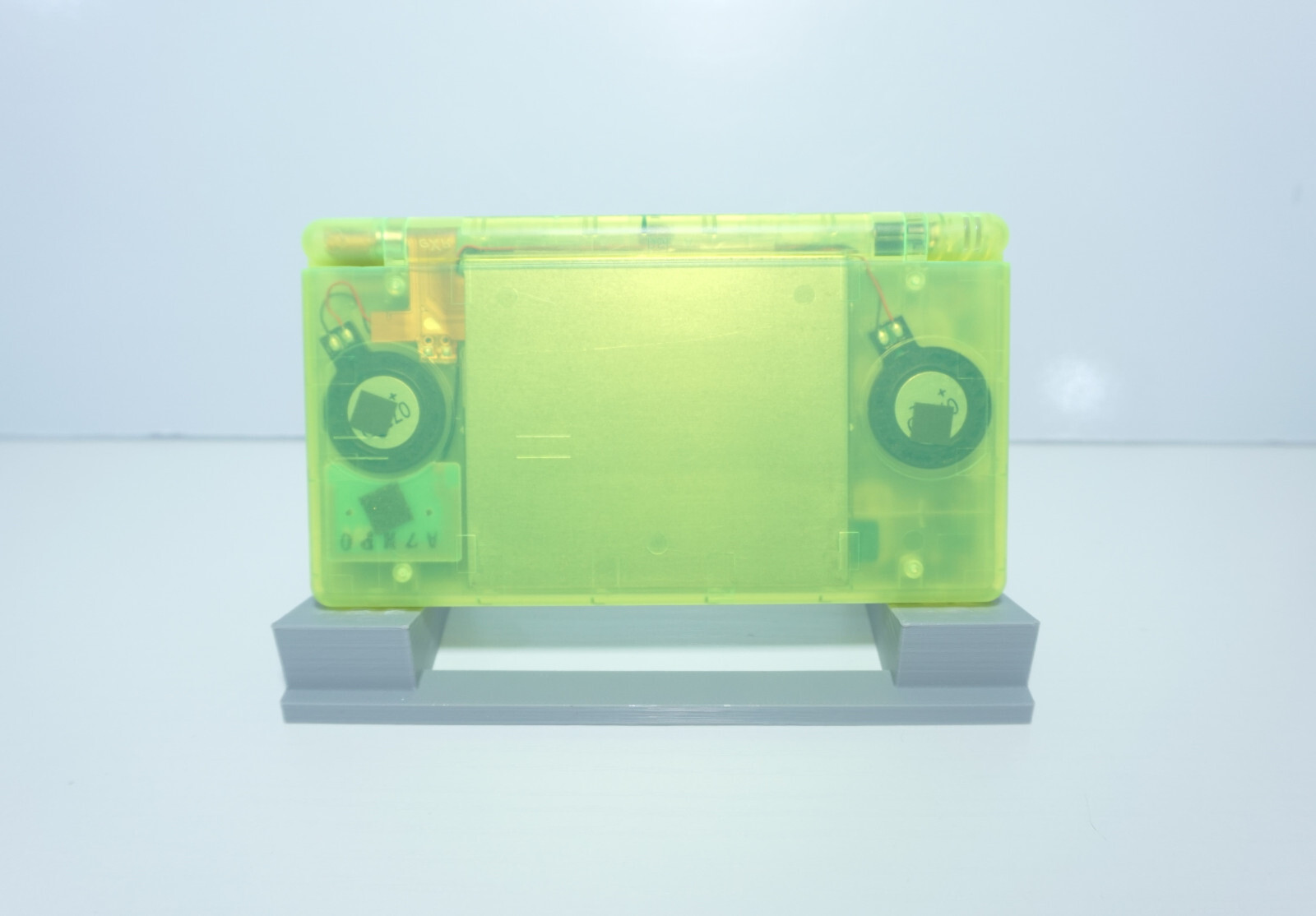 Nintendo DS Lite Transparent Clear Lime Green Handheld System with Charger