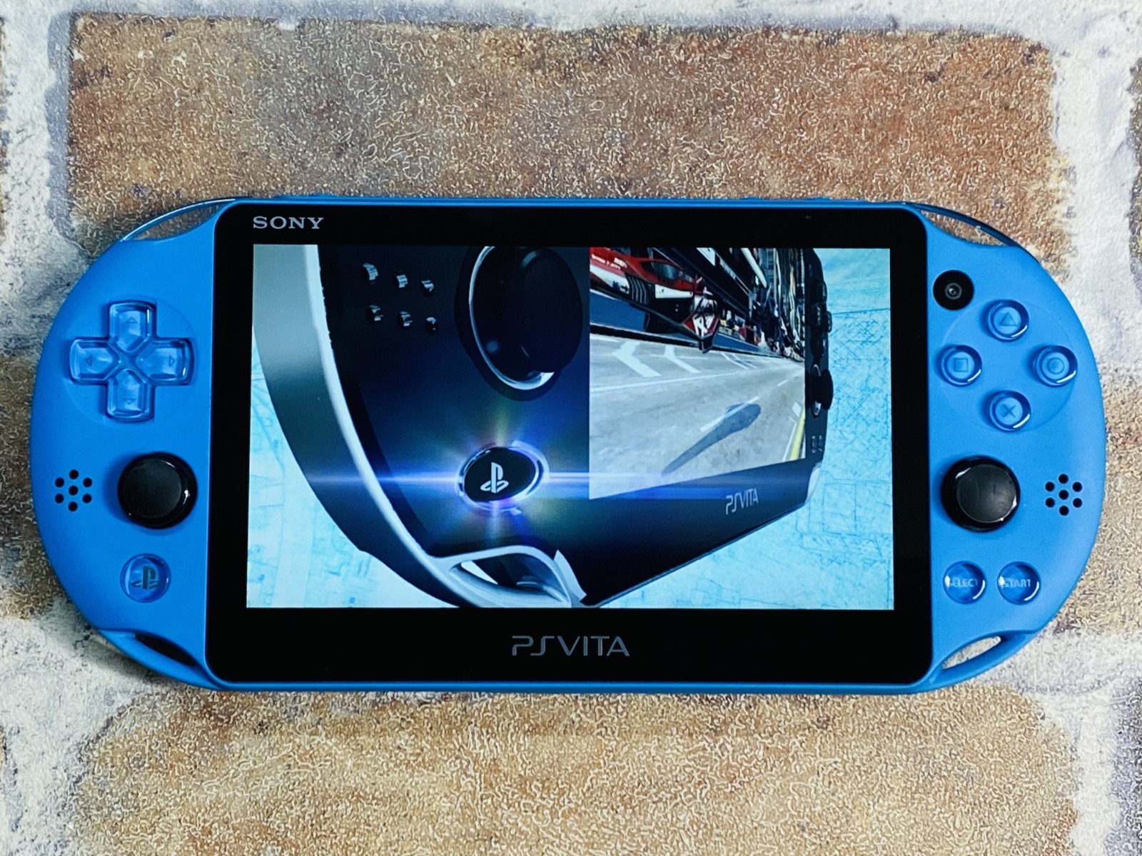 PS Vita PCH-2000 Aqua Blue SONY PlayStation Japan 16GB Charger Mobile Case EX P