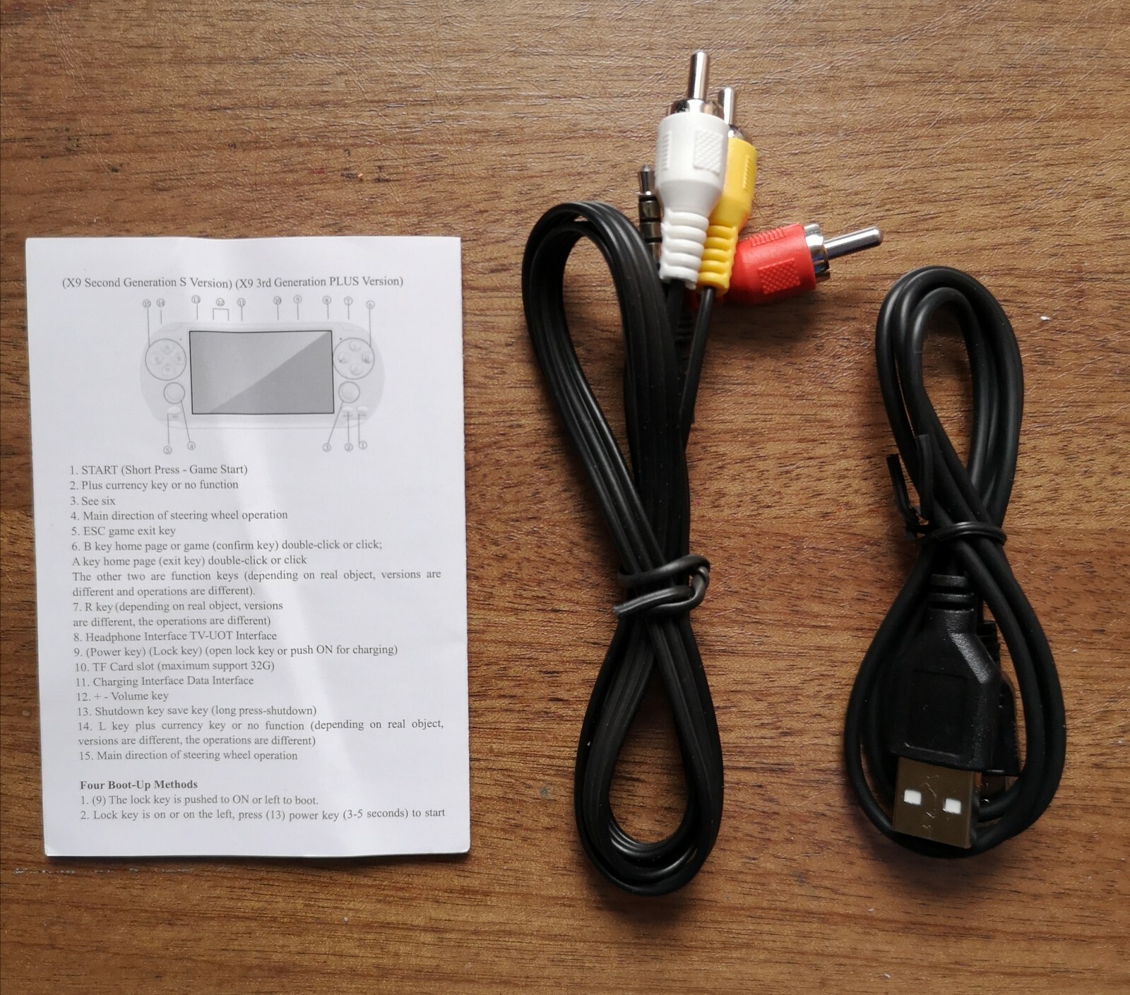 Handheld 7″ inch Game Console. Built in 1000+ Games. Please Read Description.