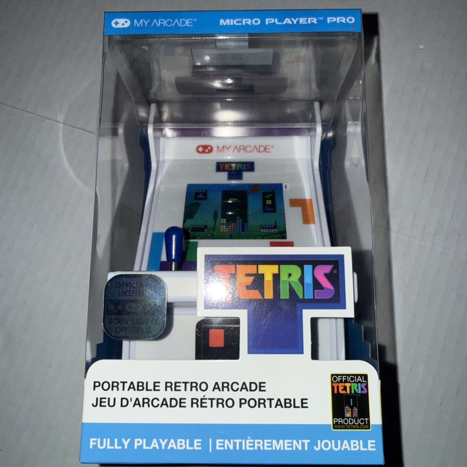 My Arcade Tetris Micro Player Pro Retro Mini Arcade Machine Portable Video Game