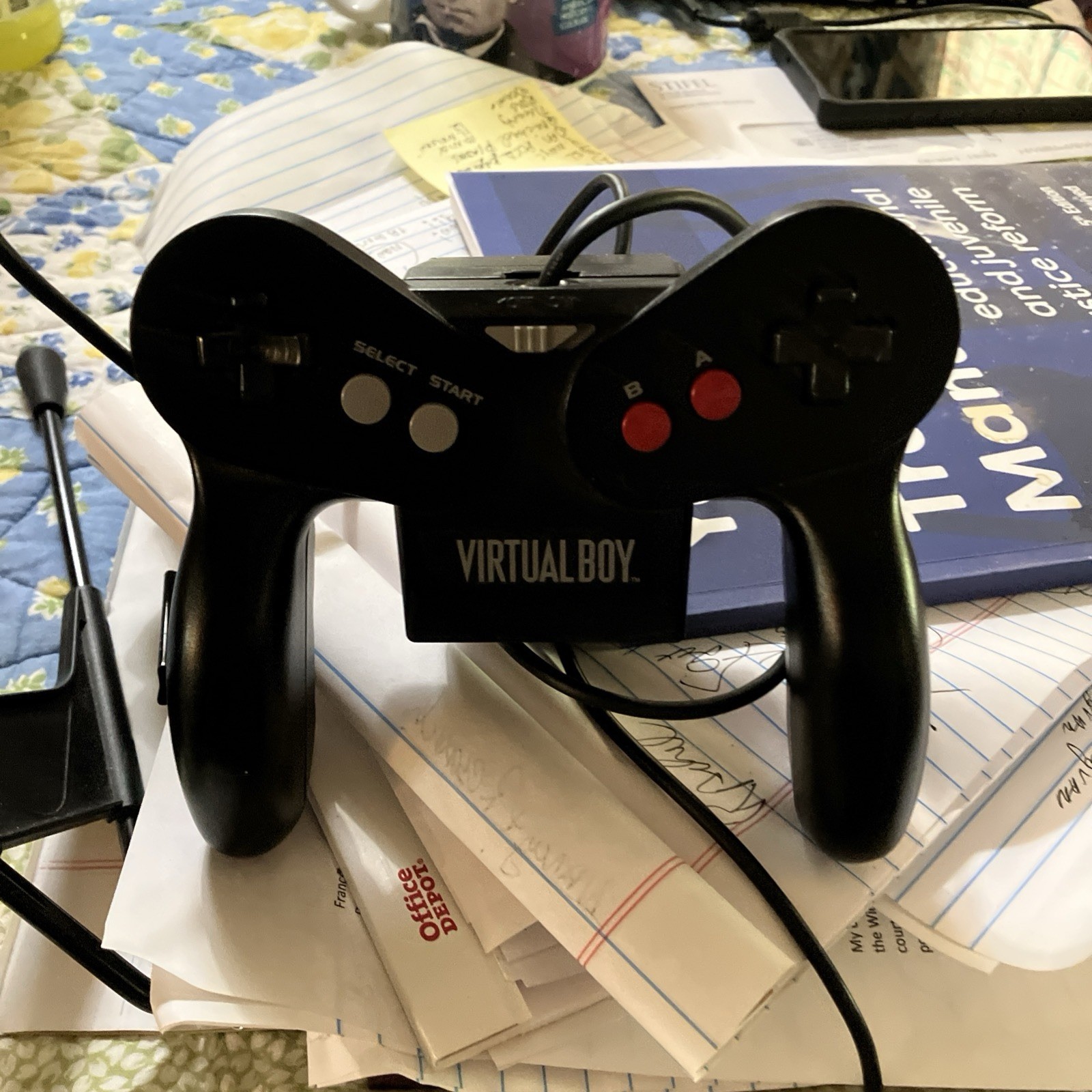 1995 Nintendo Virtual Boy with Mario Tennis Tested Working Read Description
