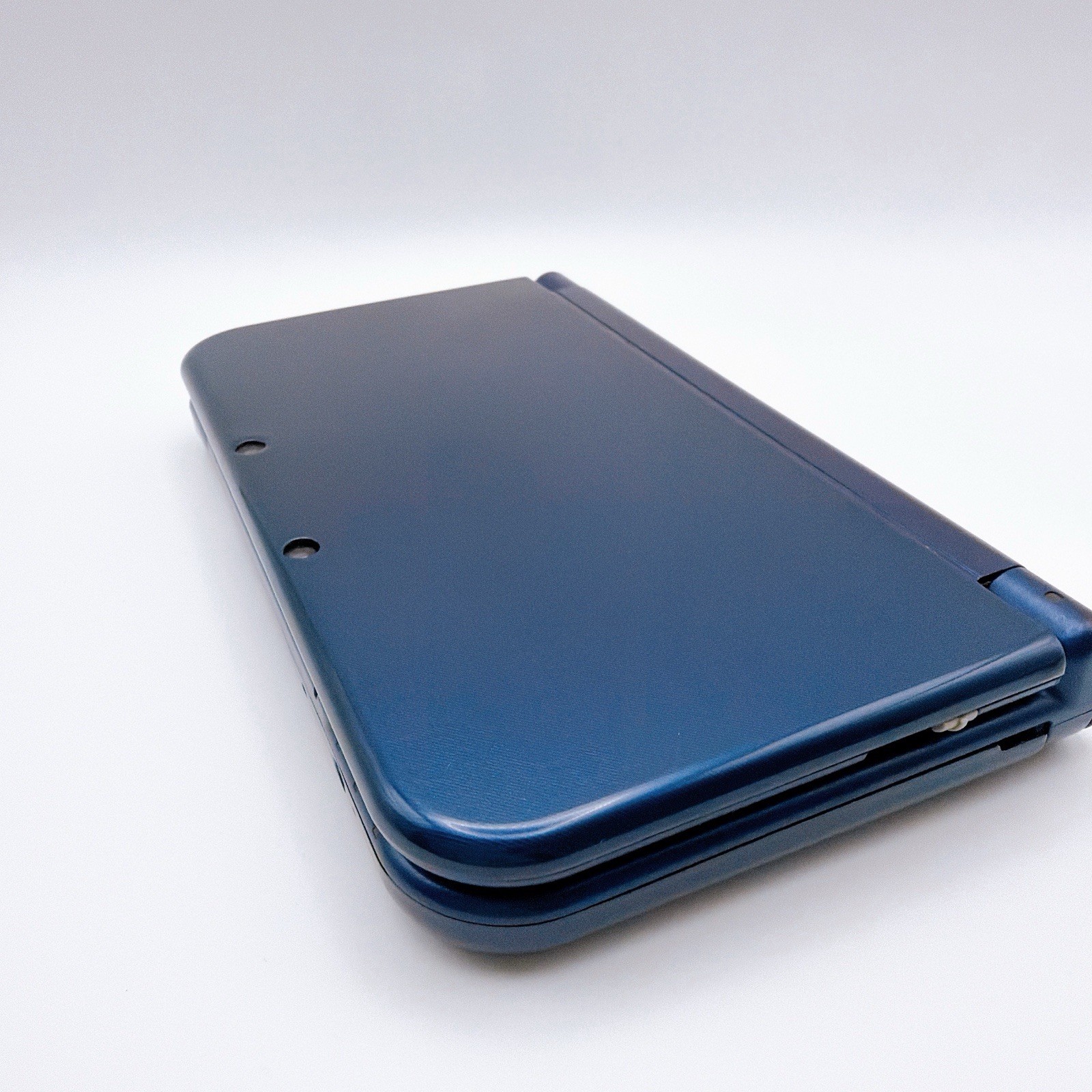 Nintendo New 3DS XL LL Metallic Blue Console IPS Top Screen Stylus Tested JP
